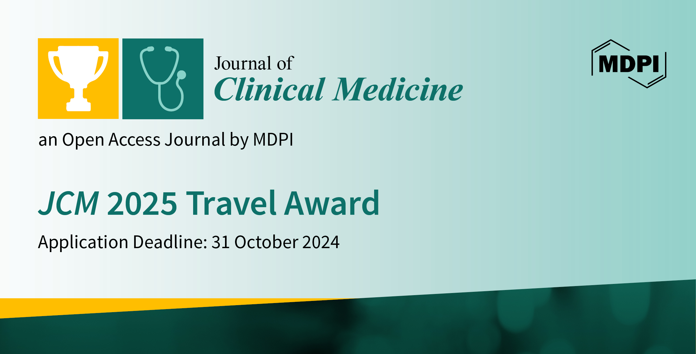 Journal of Clinical Medicine 2025 Travel Award—Open for Applications