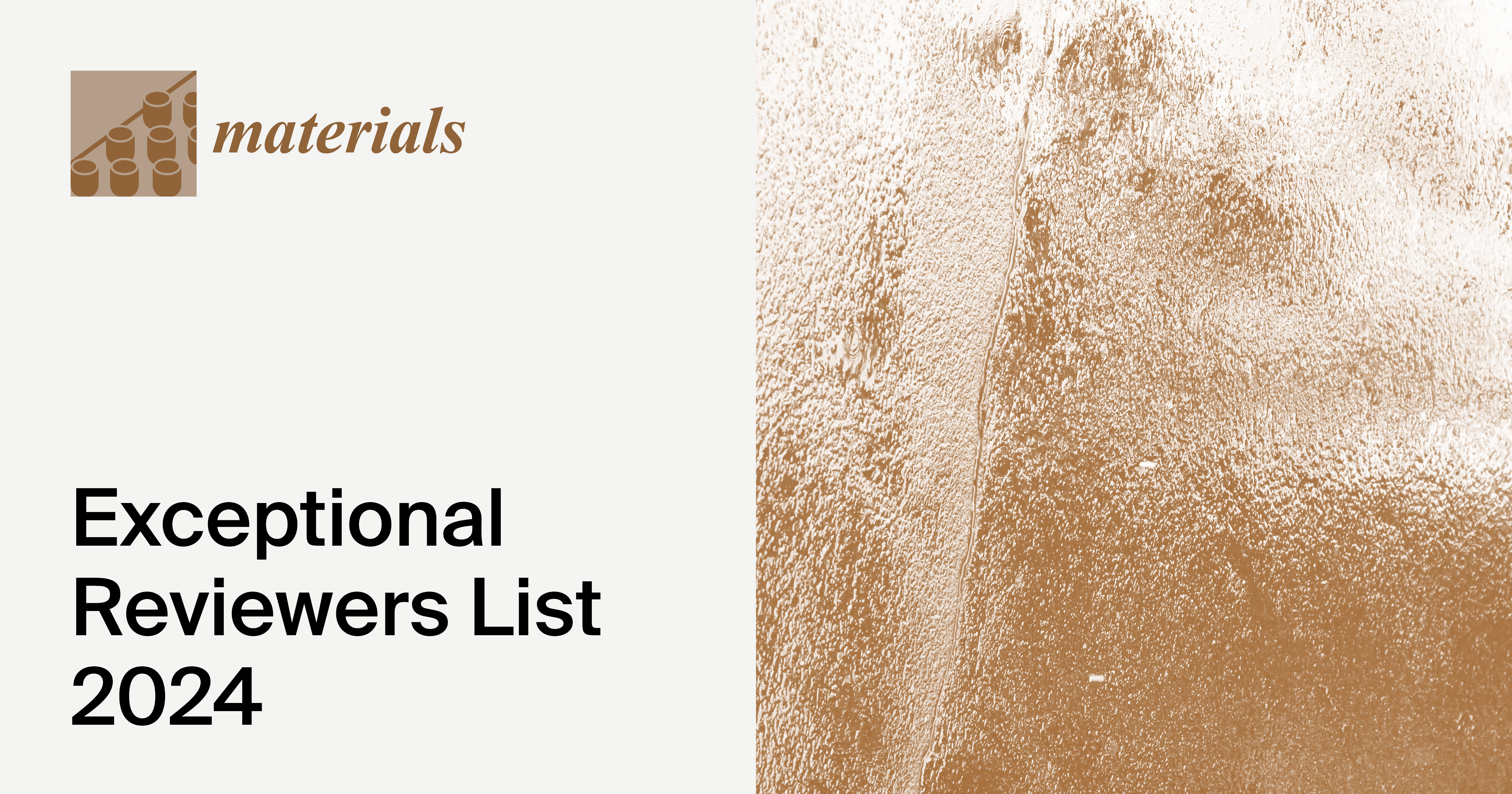 Materials Exceptional Reviewers List 2024