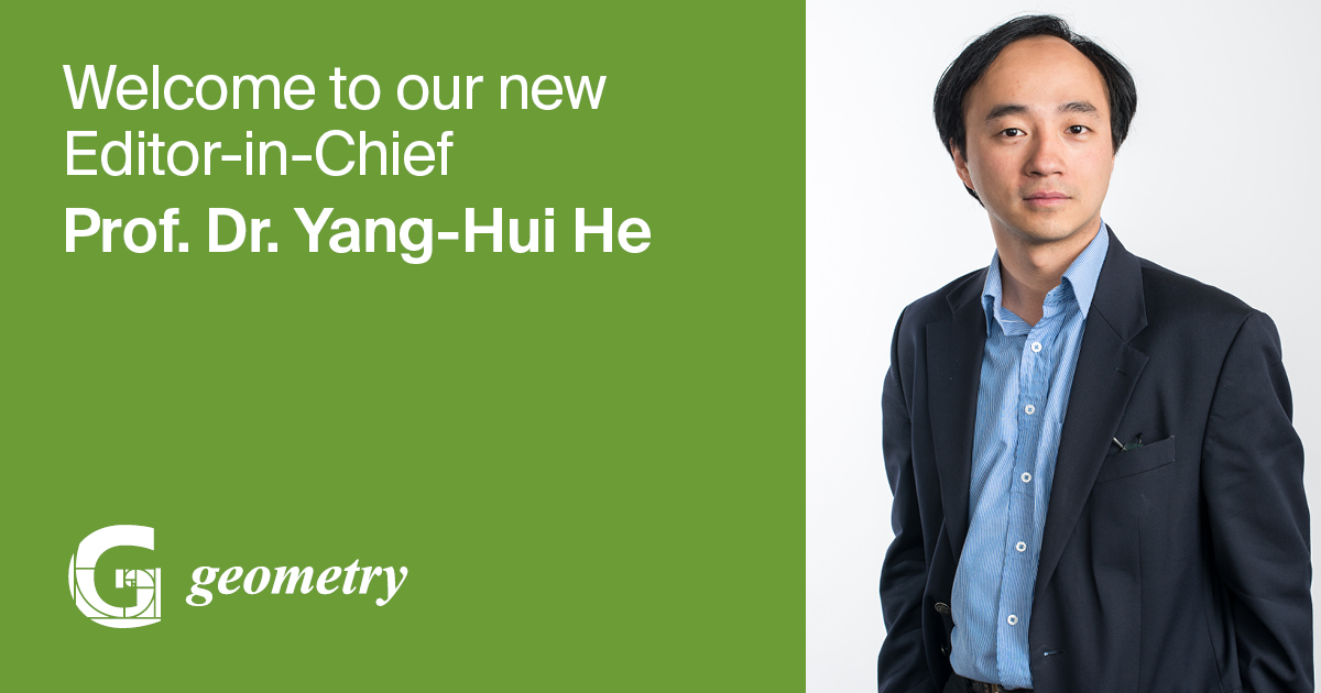 Prof. Dr. Yang-Hui He Appointed Editor-in-Chief of Geometry