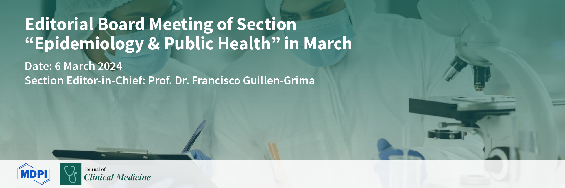 Journal of Clinical Medicine 2024 Editorial Board Meeting of the Section “Epidemiology & Public Health” Held on 6 March 2024