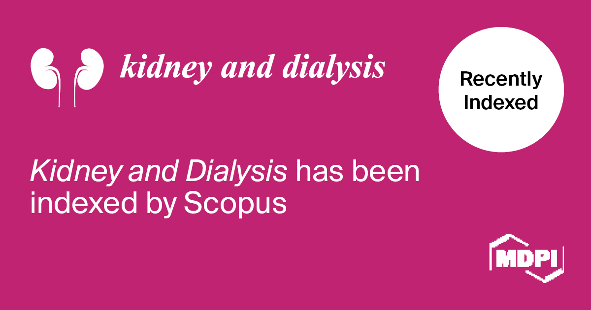 Kidney and Dialysis Accepted for Coverage in Scopus