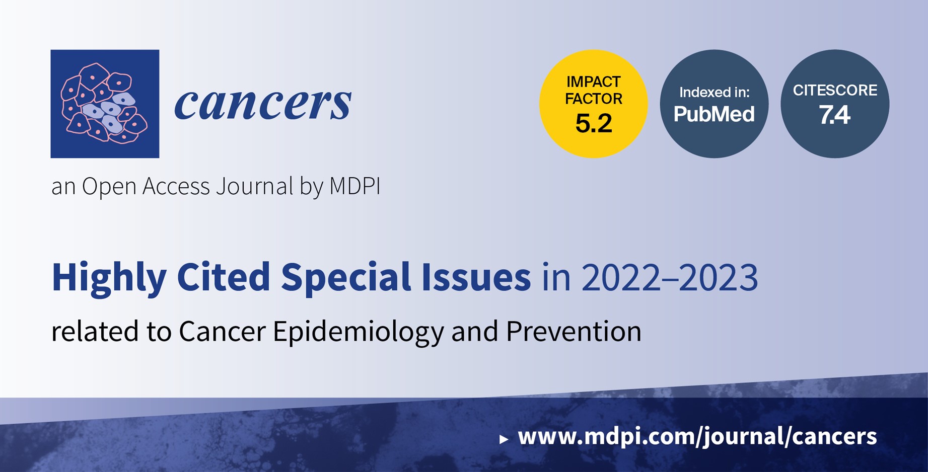 <strong><em>Cancers </em></strong><strong>| Highly Cited Special Issues in 2022&ndash;2023 Related to Cancer Epidemiology and Prevention</strong>