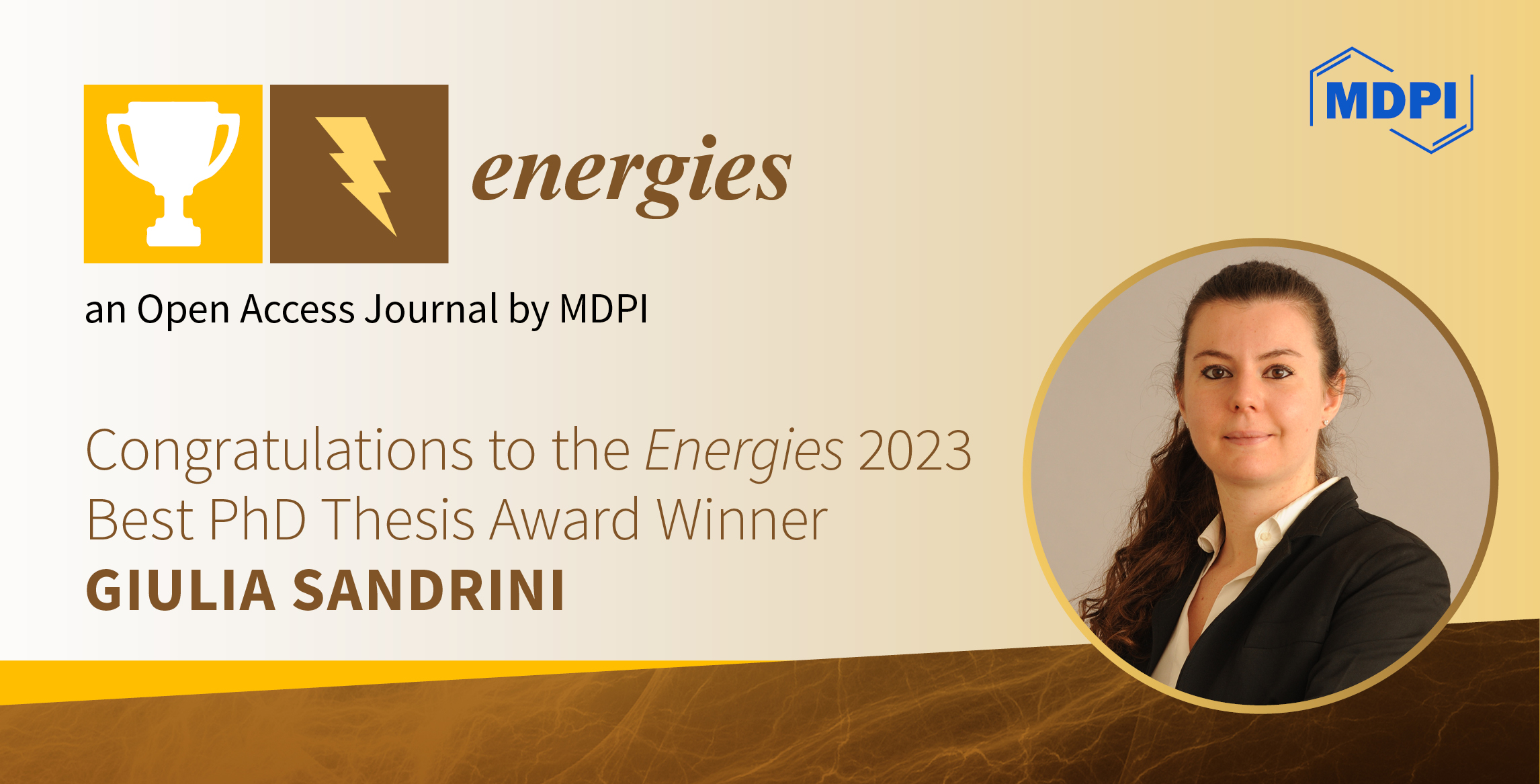 <em>Energies</em> 2023 Best Ph.D. Thesis Award&mdash;Winner Announced
