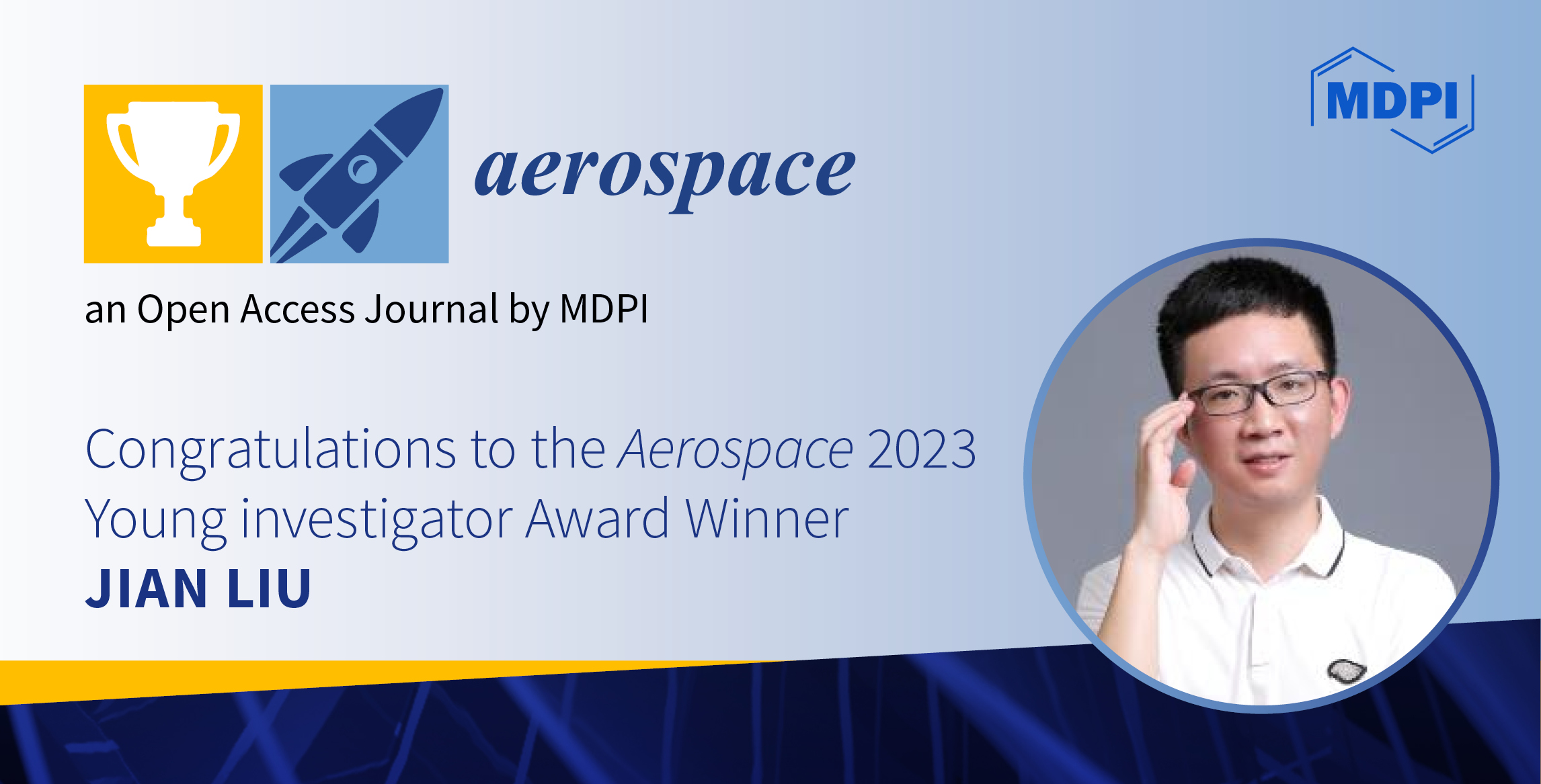 Aerospace 2023 Young Investigator Award—Winner Announced