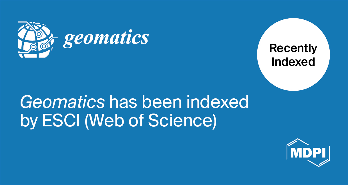 Geomatics Accepted into Emerging Sources Citation Index in Web of Science