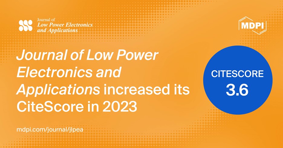 Journal of Low Power Electronics and Applications Receives an Increased CiteScore of 3.6