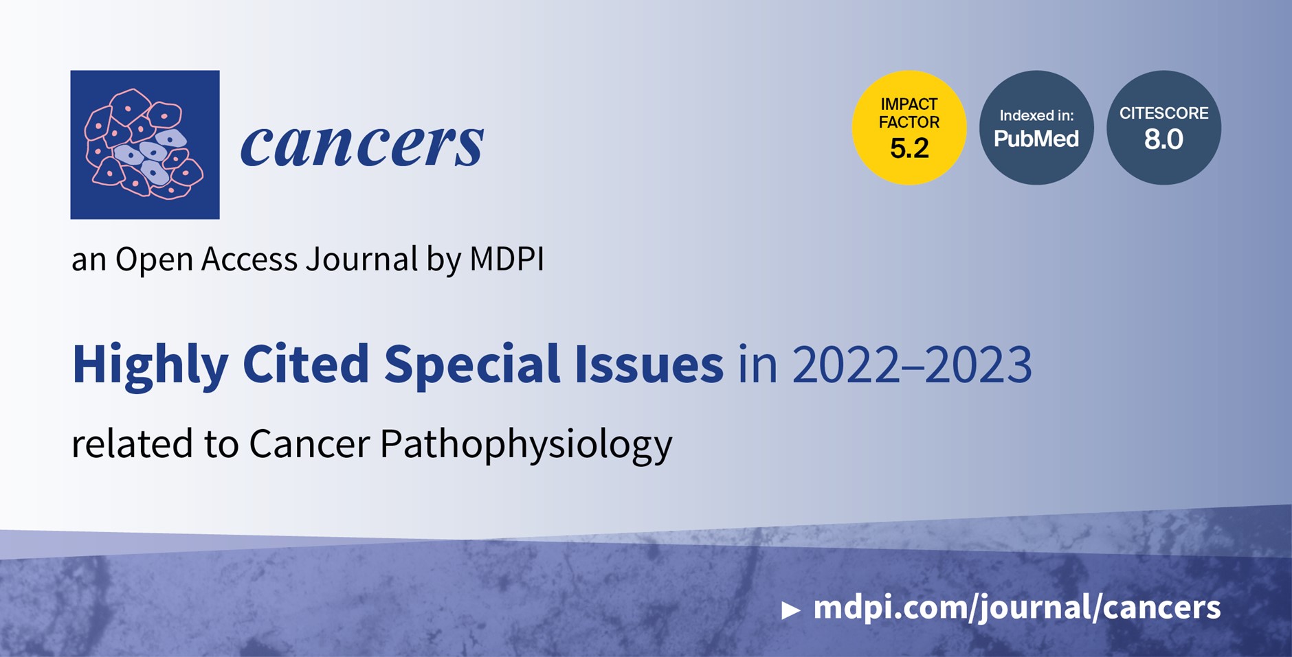 Cancers | Highly Cited Special Issues in 2022–2023 Related to Cancer Pathophysiology
