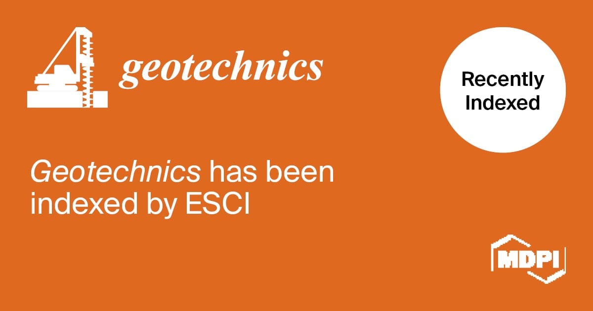 <em>Geotechnics</em> Accepted into Emerging Sources Citation Index in Web of Science
