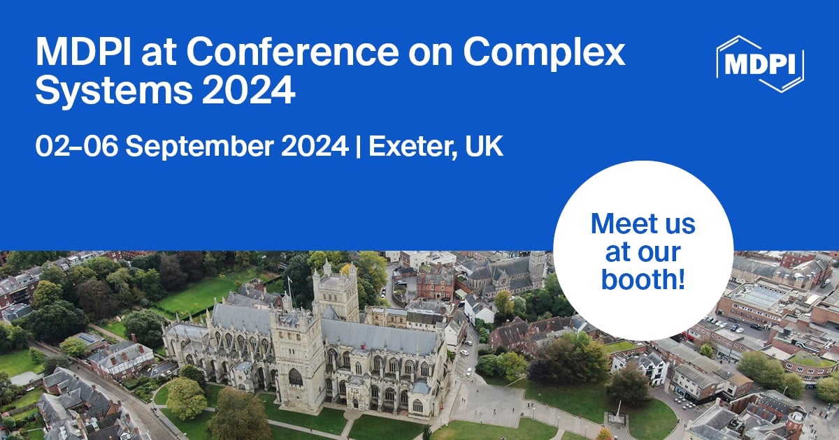 <strong>Meet Us at the Conference on Complex Systems 2024, 2–6 September 2024, Exeter, UK</strong>