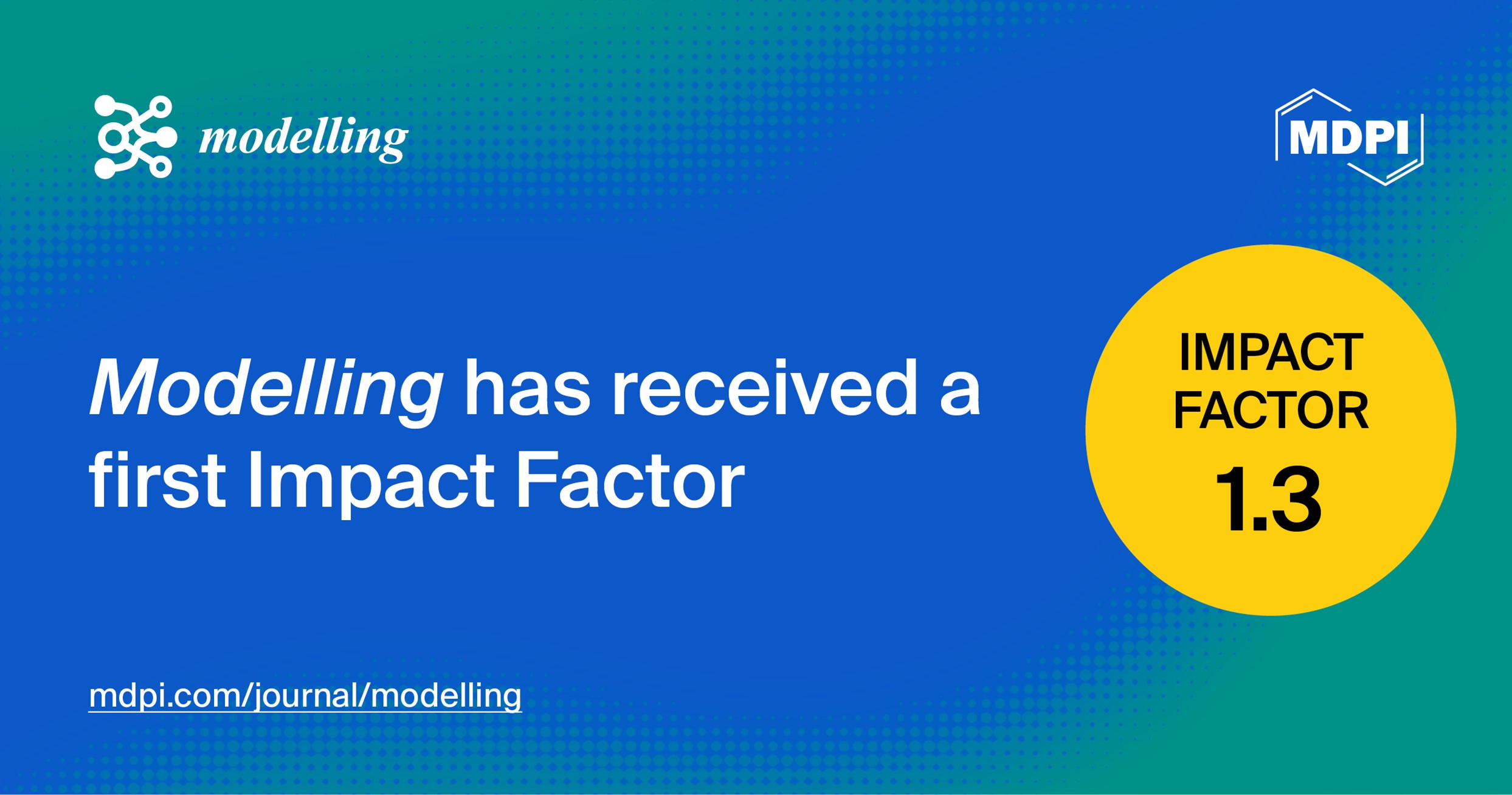 Modelling Receives First Impact Factor of 1.3