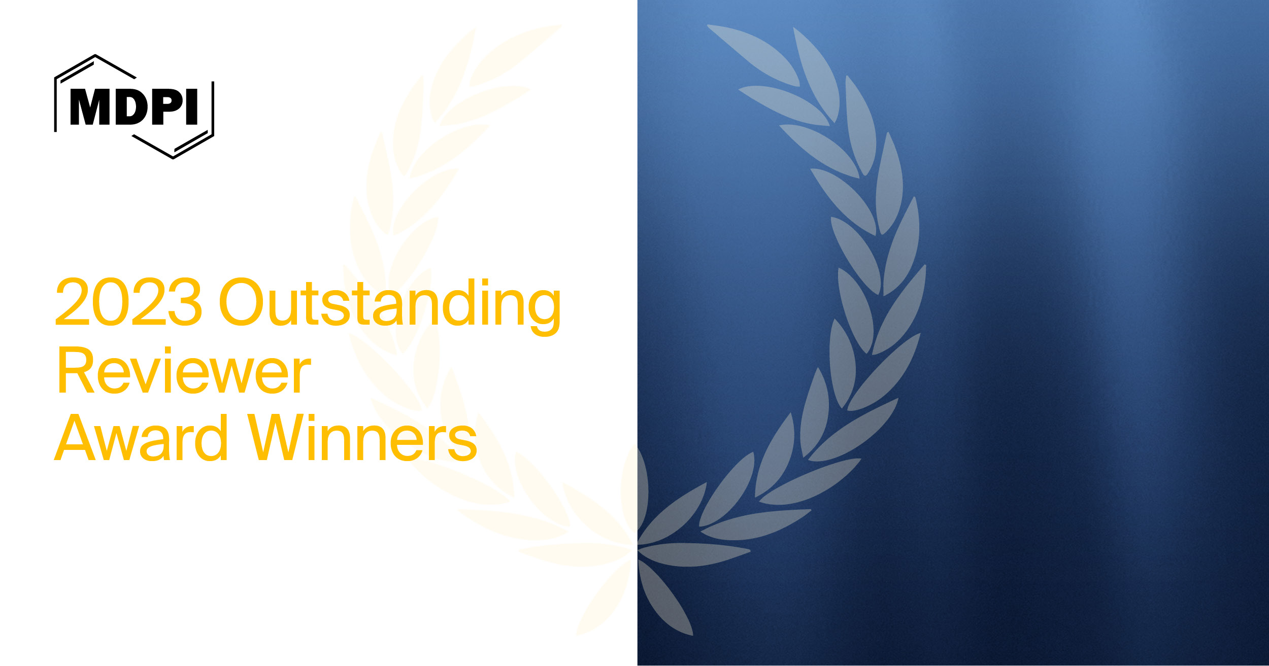 MDPI’s 2023 Outstanding Reviewer Awards—Winners Announced