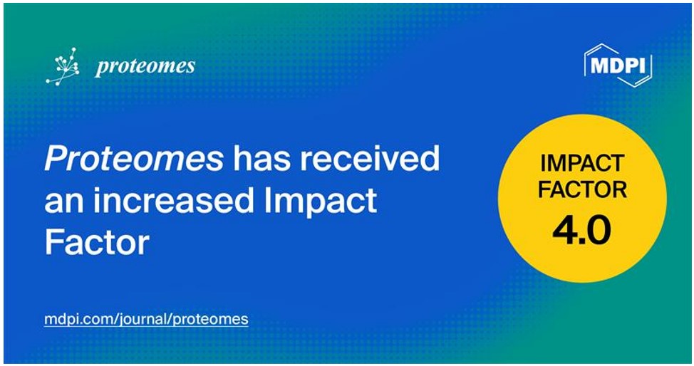 <em>Proteomes </em>Receives an Updated Impact Factor of 4.0
