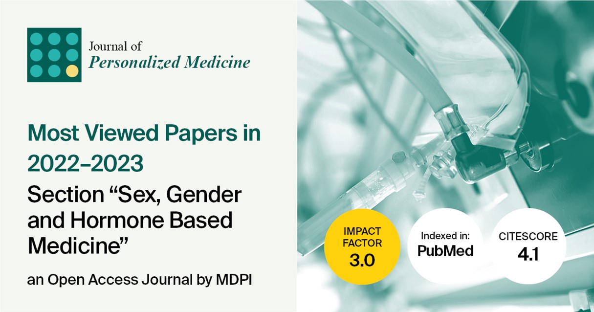 Journal of Personalized Medicine | Most Viewed Papers in 2022–2023 in the Section “Sex, Gender and Hormone Based Medicine”
