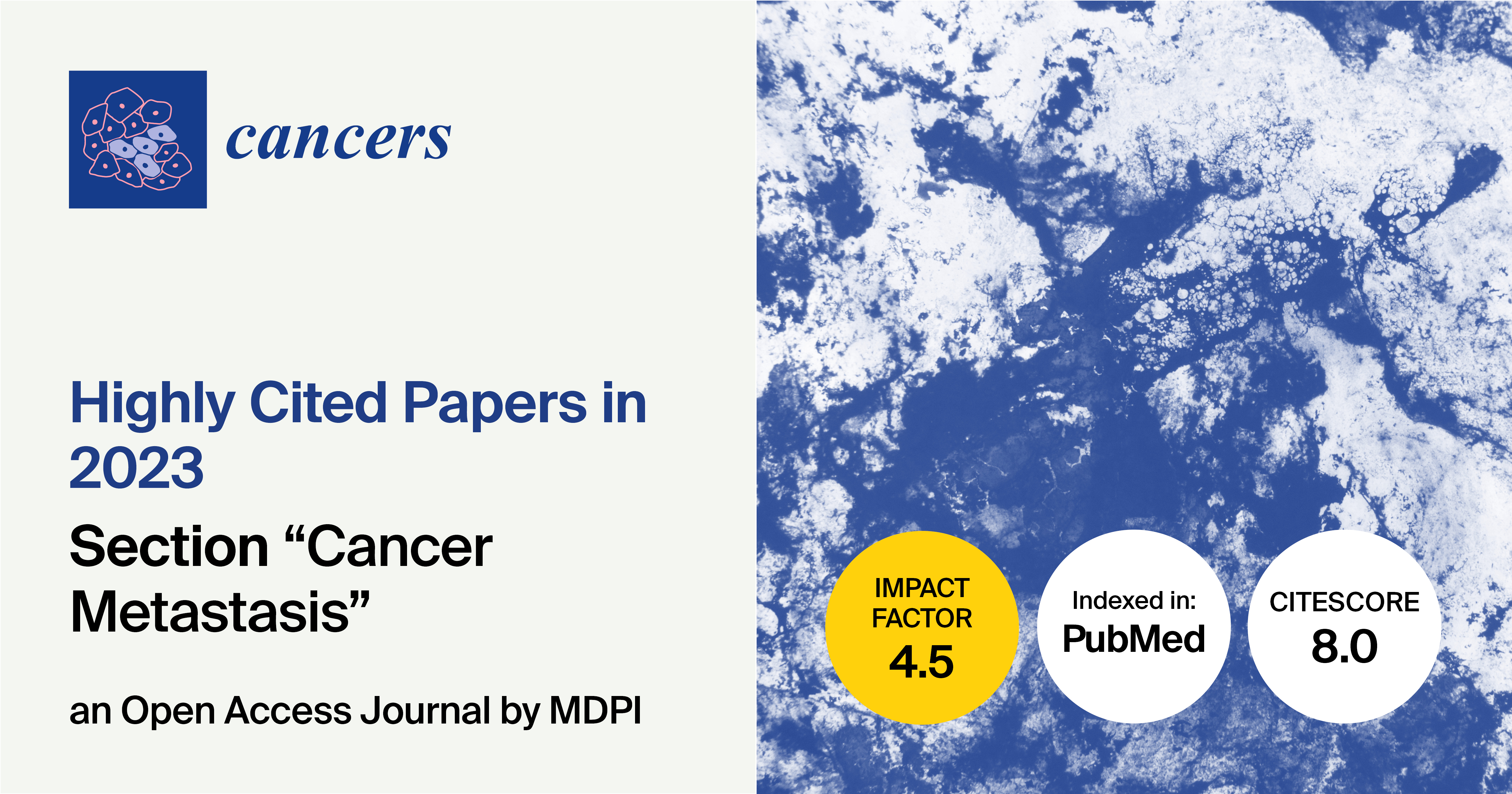Cancers | Highly Cited Papers in 2023 in the Section “Cancer Metastasis”