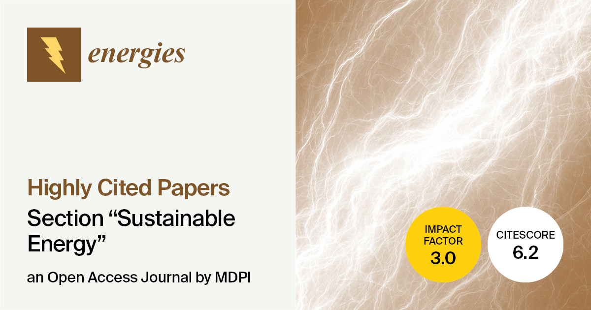 Energies | Highly Cited Papers in 2023 in the Section “Sustainable Energy”