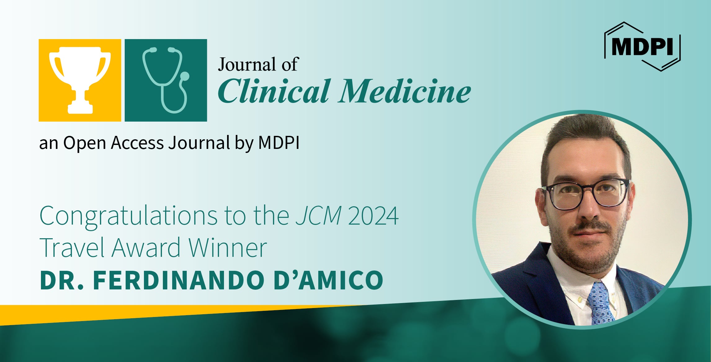 Interview with Dr. Ferdinando D'Amico—Winner of the Journal of Clinical Medicine 2024 Travel Award
