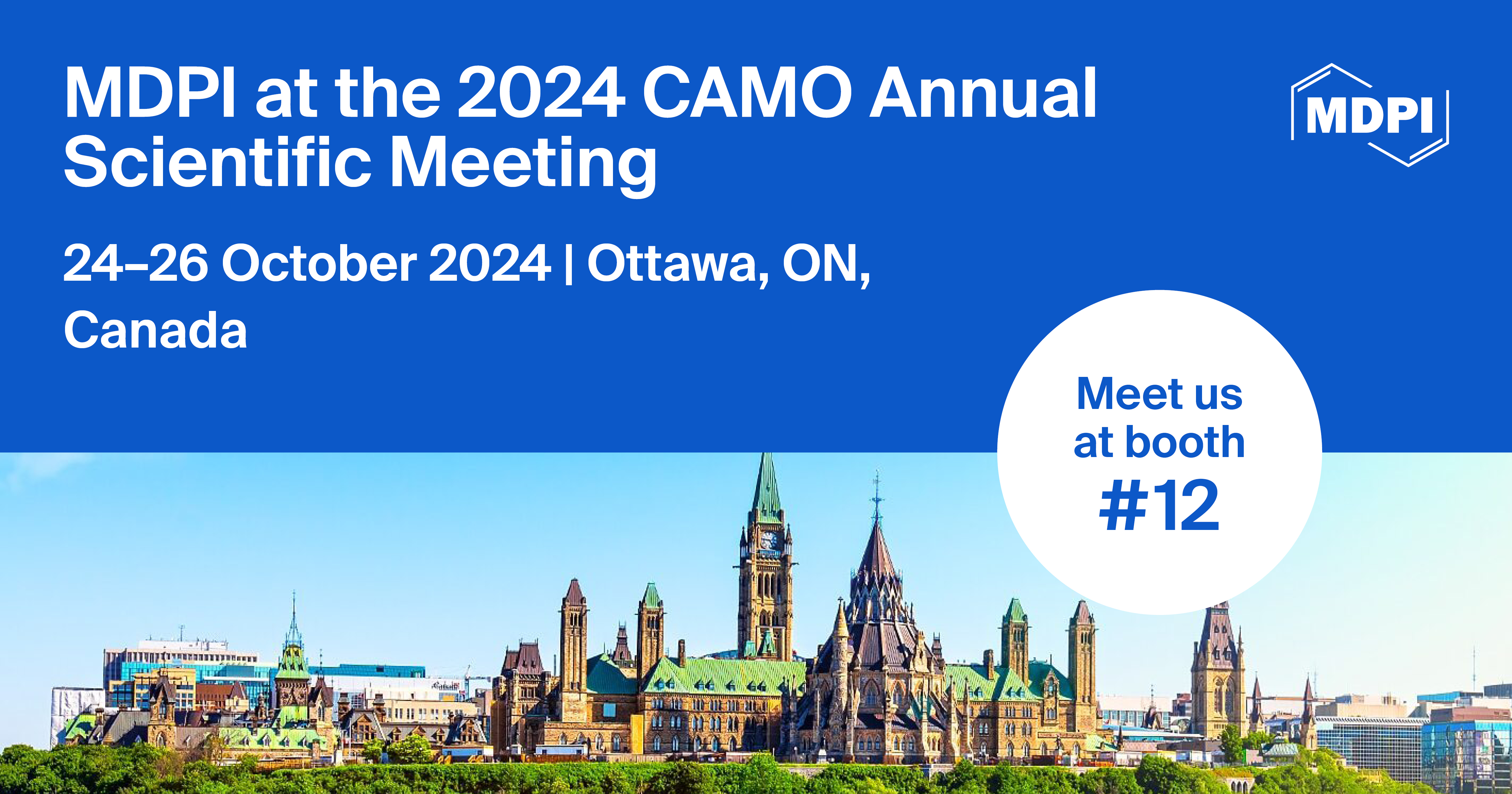 Meet Us at the 2024 CAMO Annual Scientific Meeting, 24–26 October 2024, Ottawa, ON, Canada