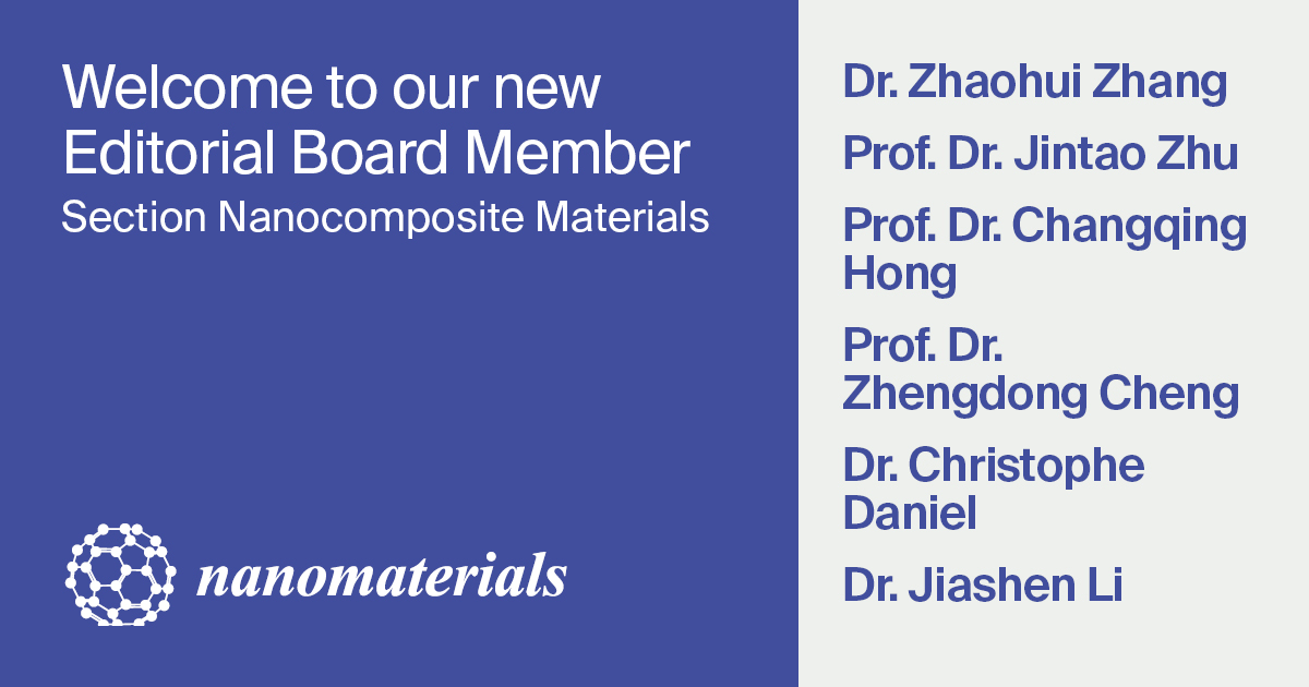 Welcoming New Editorial Board Members of Section “Nanocomposite Materials” in Nanomaterials