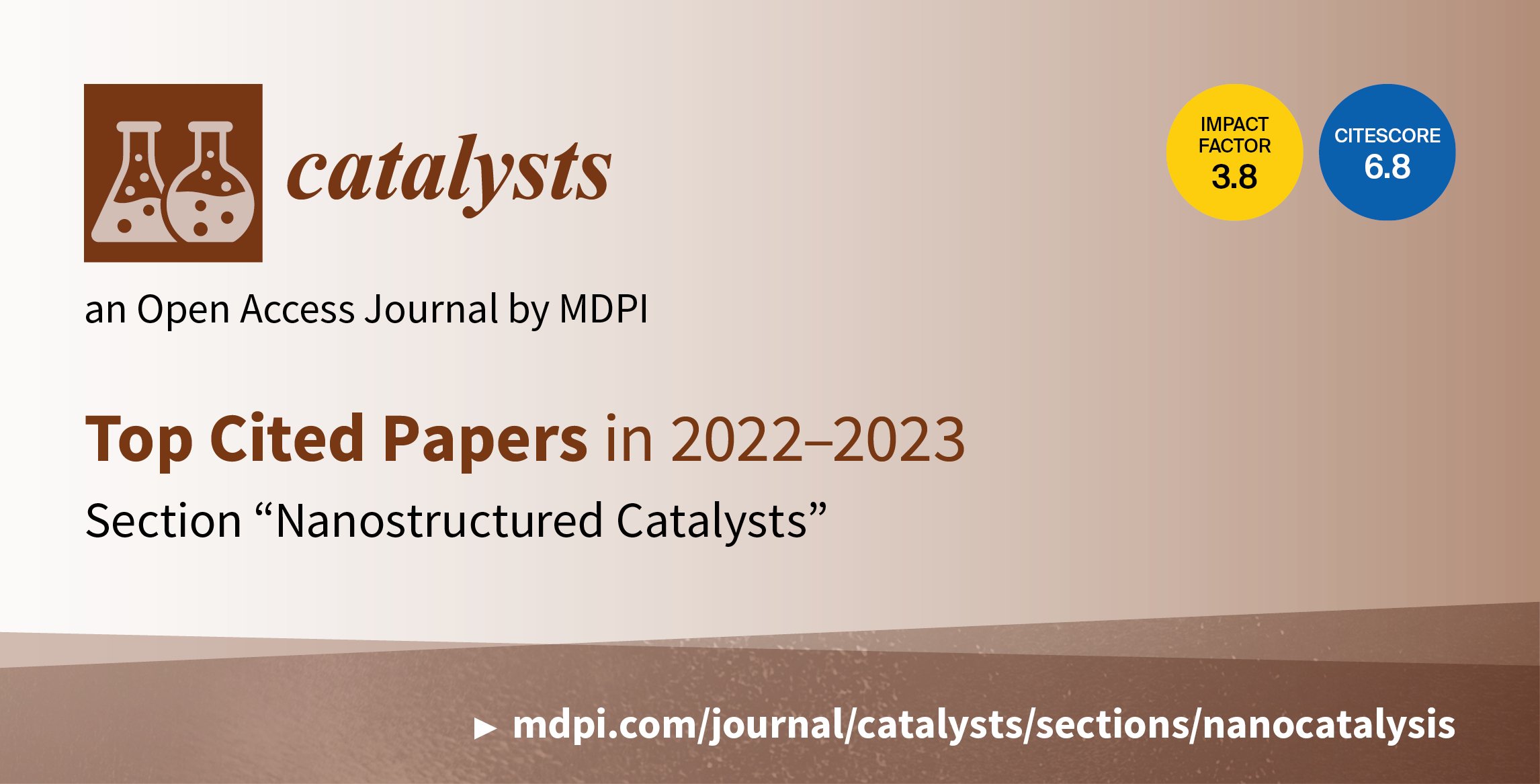 <em>Catalysts</em> | Top Cited Papers in 2022–2023 in the Section “Nanostructured Catalysts”