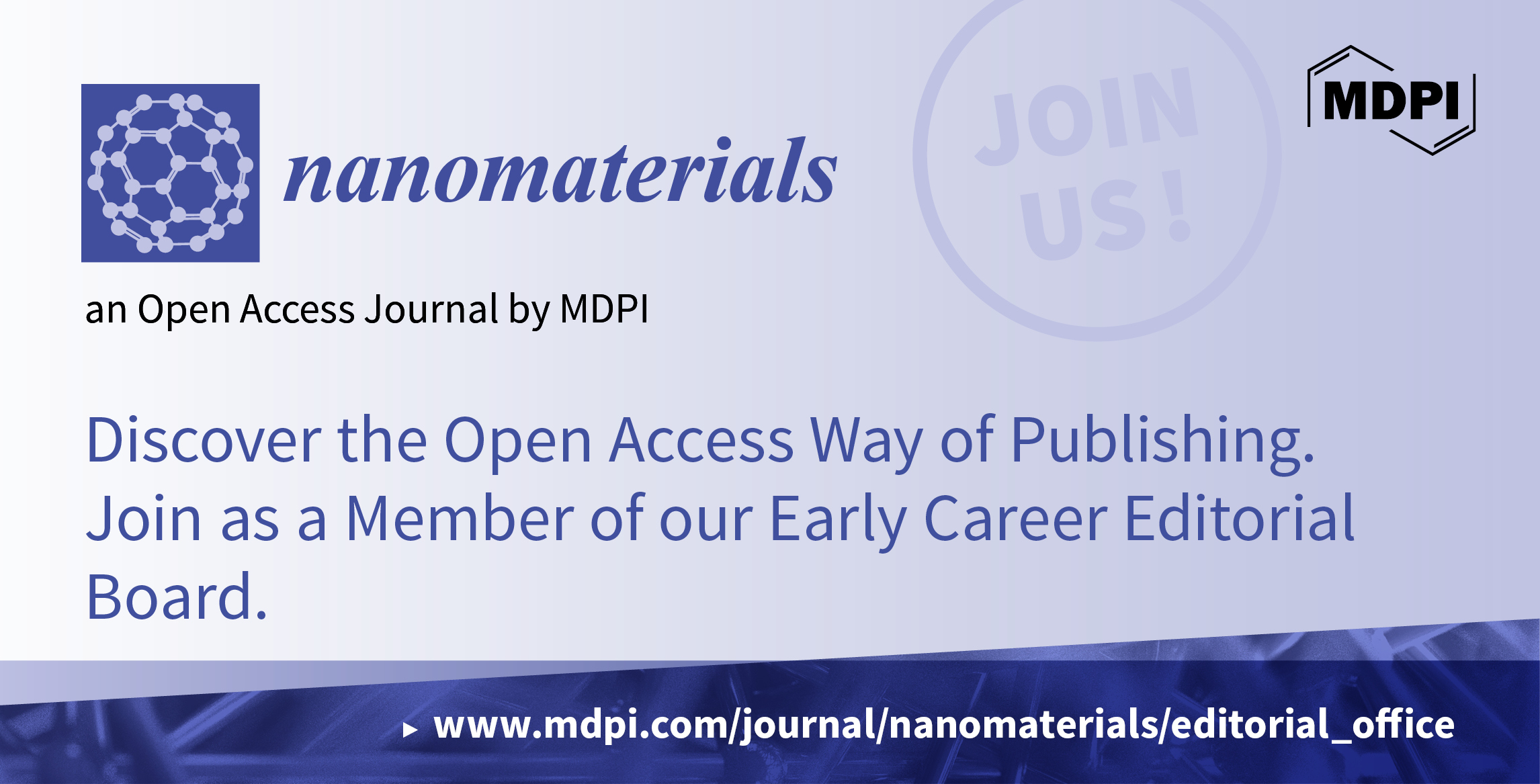 Recruiting Early Career Editorial Board Members for Nanomaterials