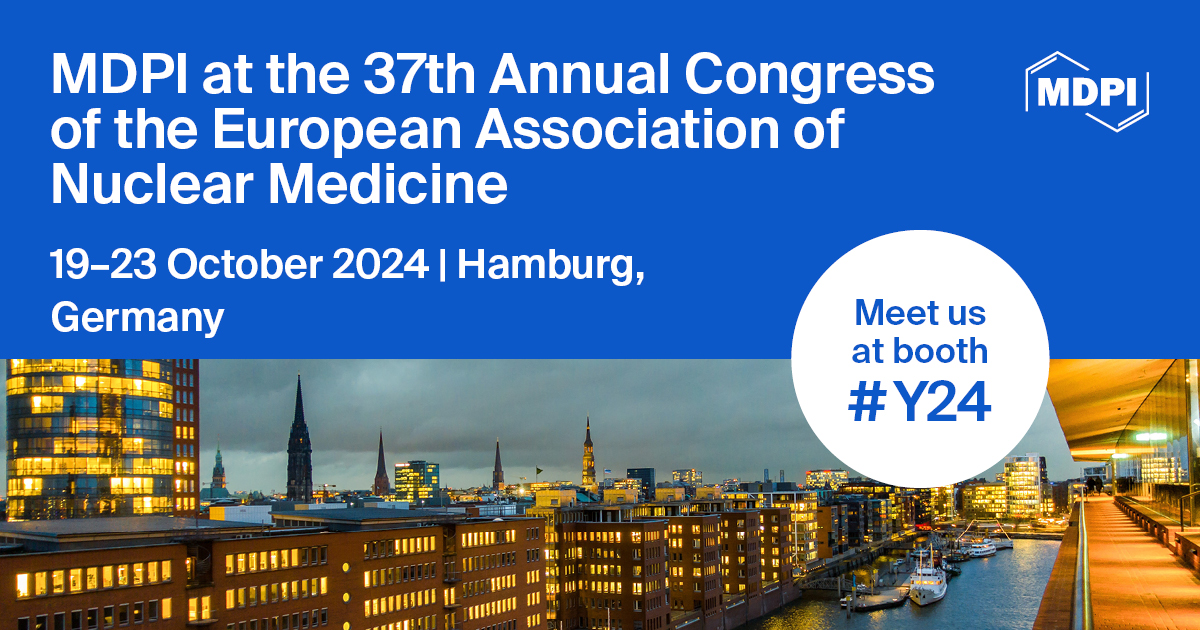 Meet Us at the 37th Annual Congress of the European Association of Nuclear Medicine, 19–23 October 2024, Hamburg, Germany