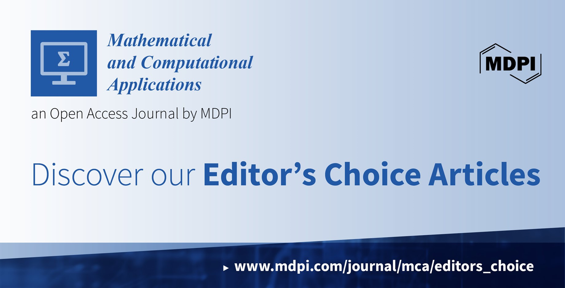 Mathematical and Computational Applications | Selected Editor’s Choice Articles in 2023