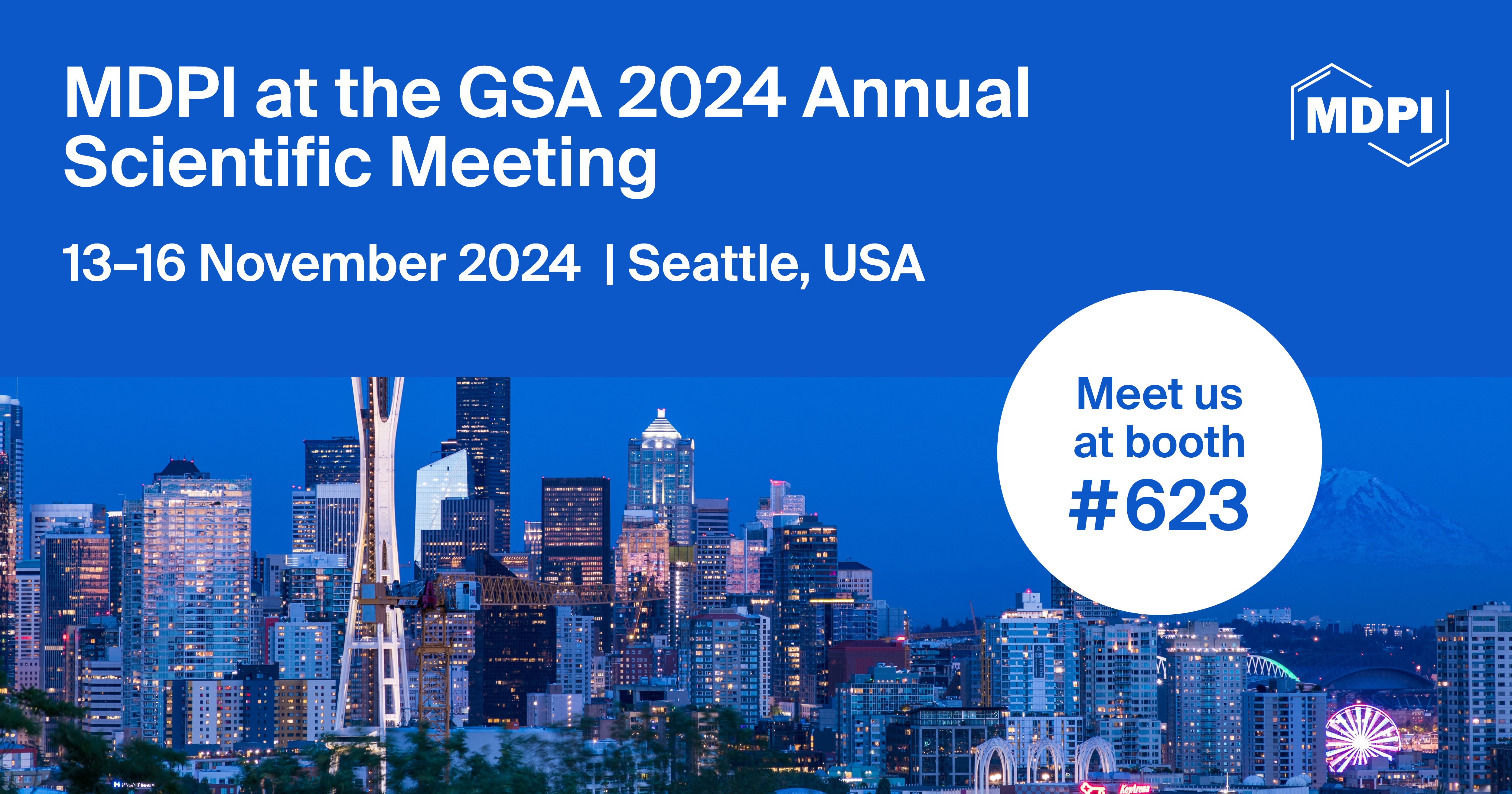 Meet Us at the GSA 2024 Annual Scientific Meeting (GSA 2024), 13–16 November 2024, Seattle, USA