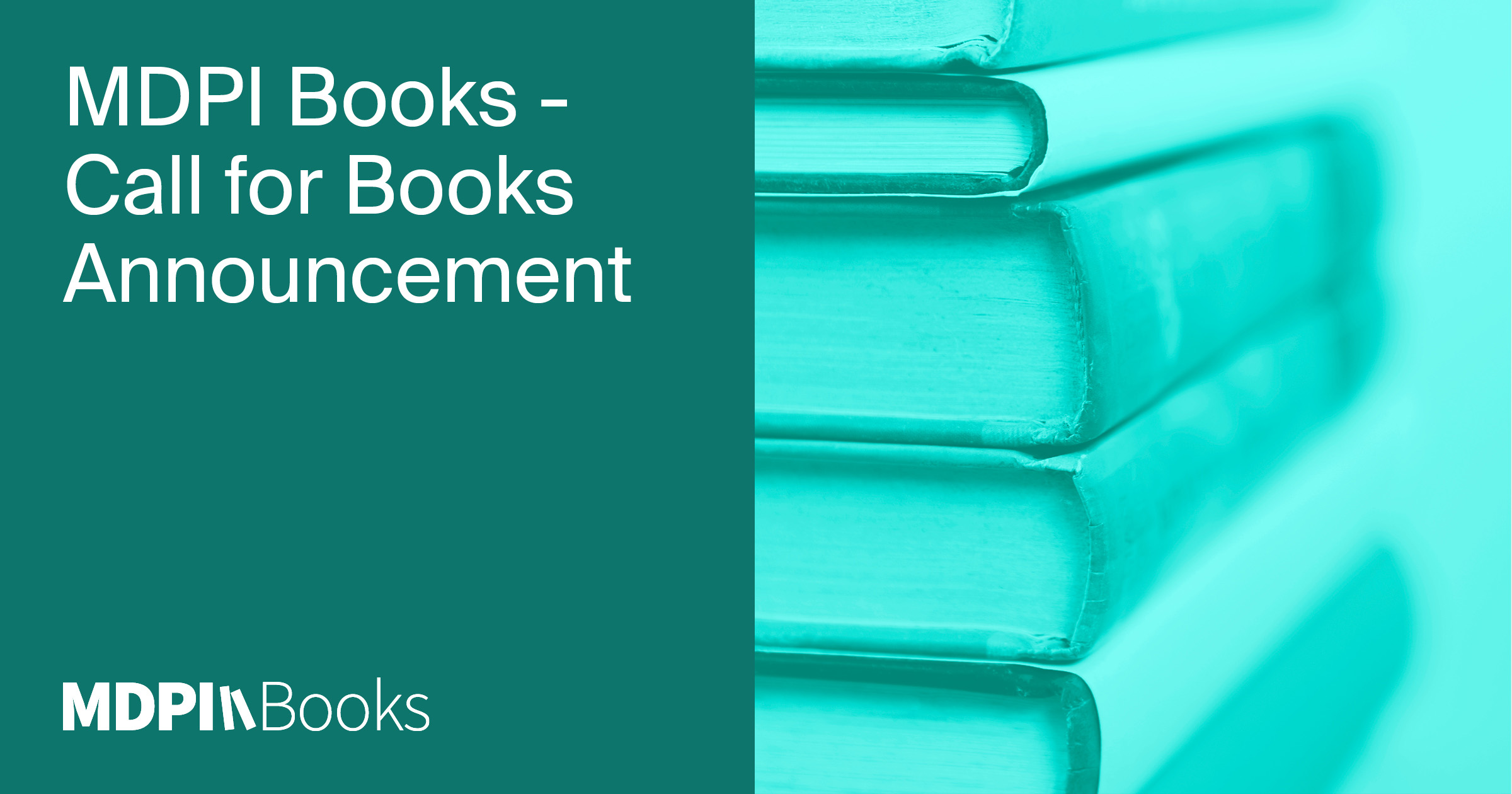 Call for Books—Submit Your Proposal to MDPI Books