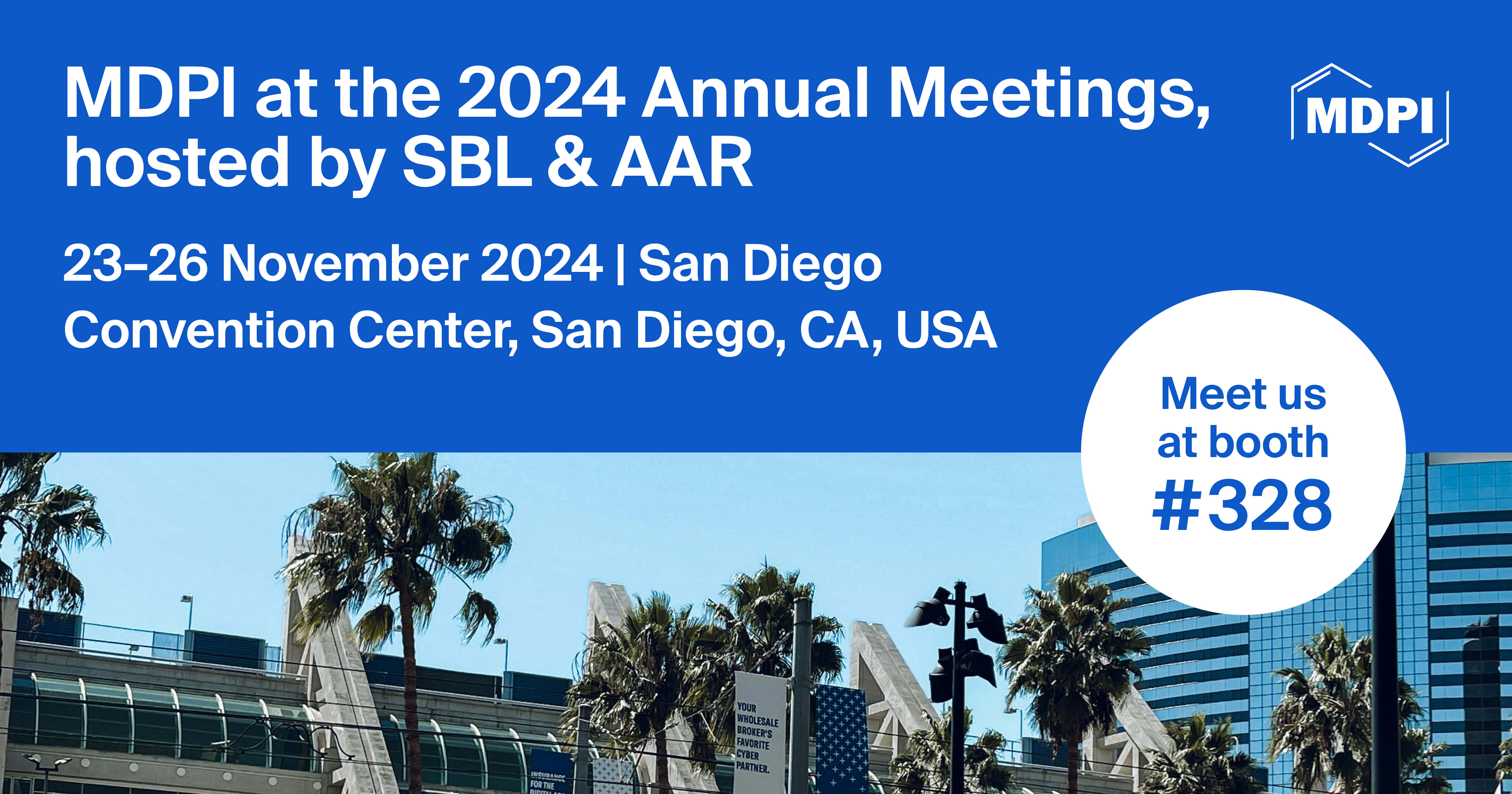 Meet Us at the 2024 Annual Meetings, Hosted by SBL & AAR, 23–26 November 2024, San Diego, CA, USA