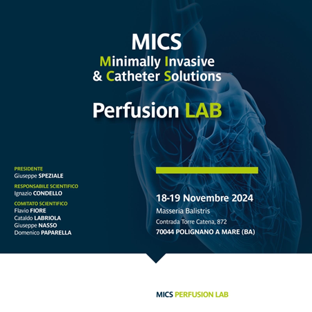 Free Media Partnership between Medicina and MICS Perfusion LAB, 18–19 November 2024, Lecce, Italy