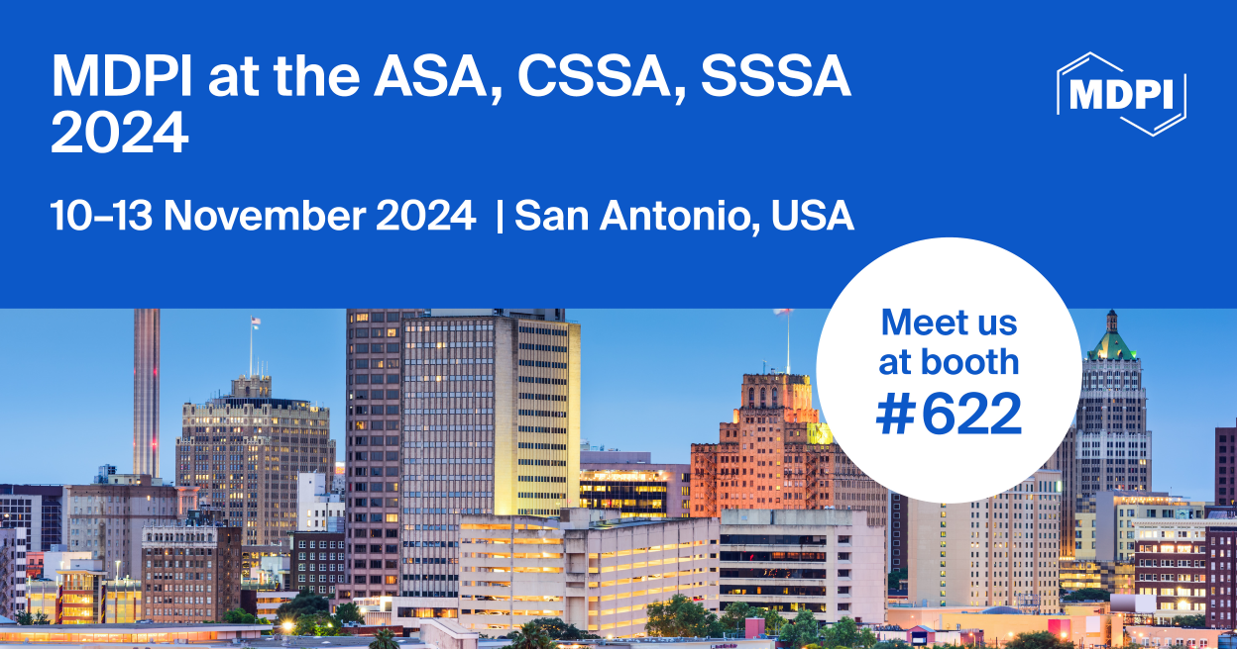 Meet Us at the 2024 ASA, CSSA, SSSA International Annual Meeting, 10–13 November 2024, San Antonio, USA