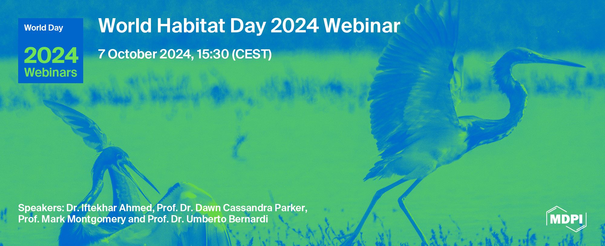 MDPI Webinar | World Habitat Day 2024 Webinar, 7 October 2024