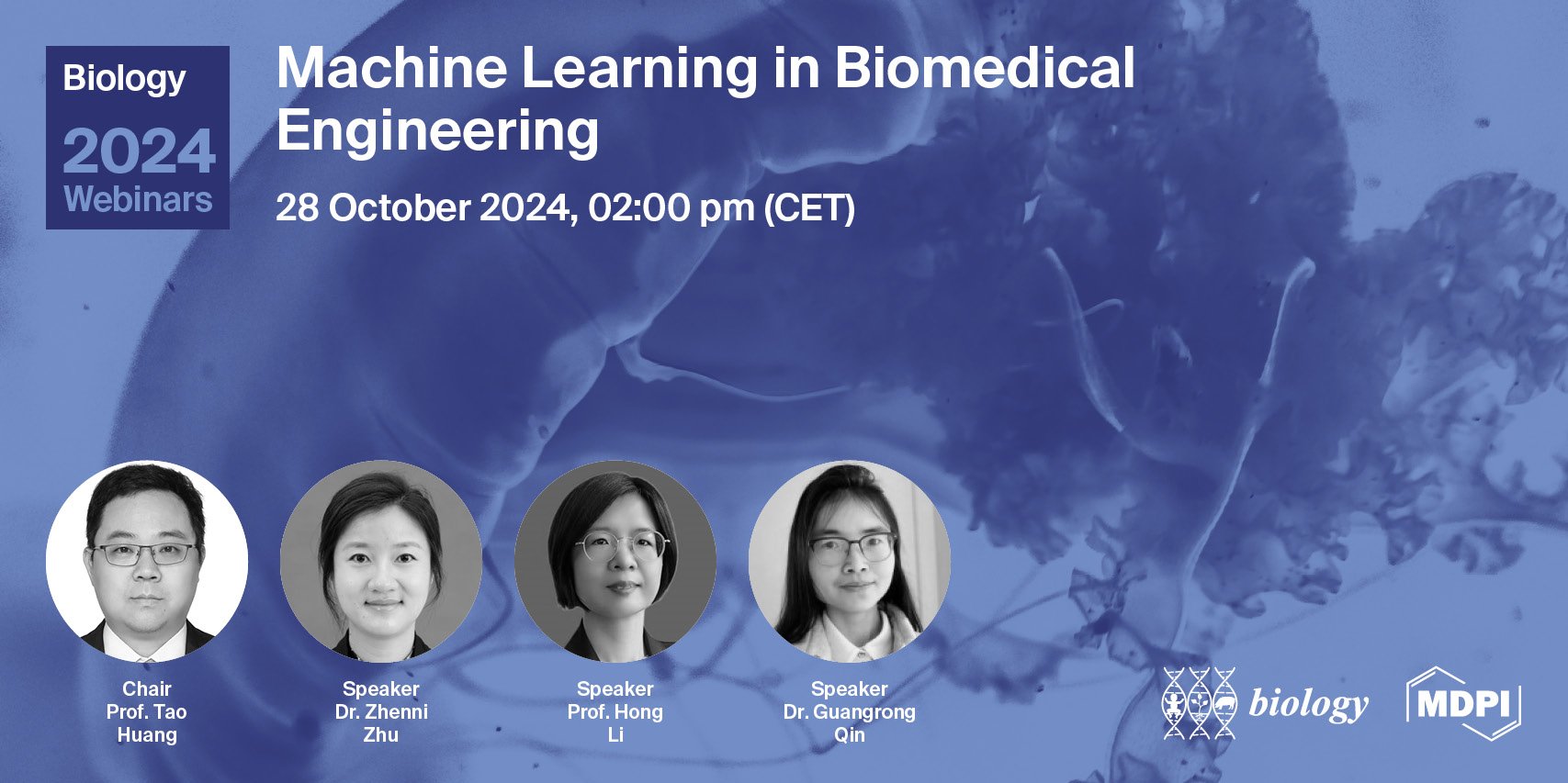 <em>Biology</em> Webinar | Machine Learning in Biomedical Engineering, 28 October 2024