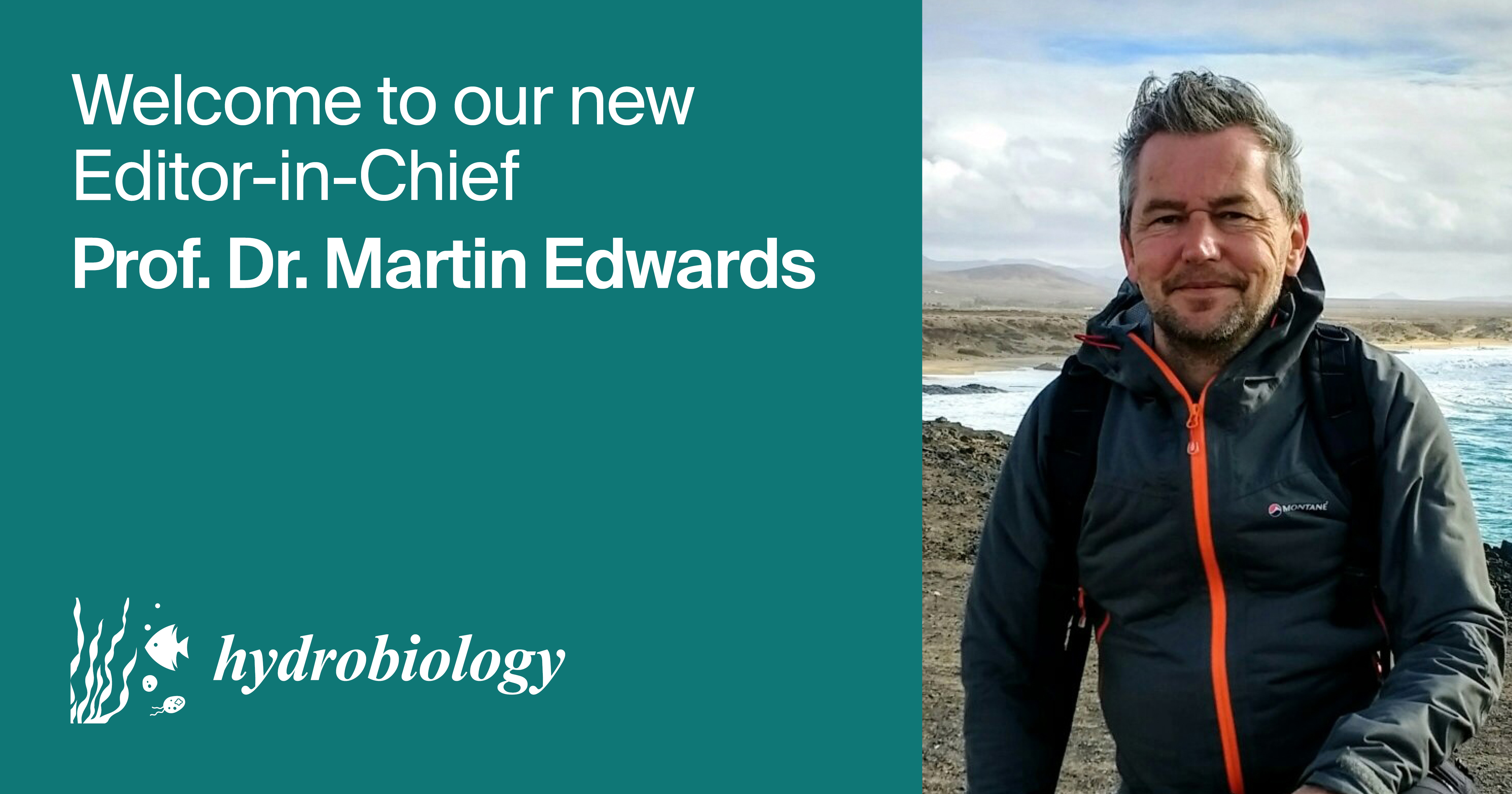 Prof. Dr. Martin Edwards Appointed Editor-in-Chief of Hydrobiology