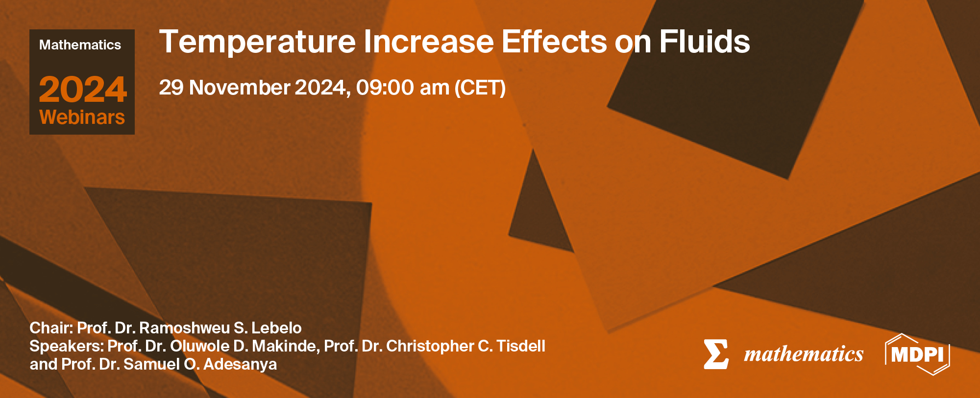 Mathematics Webinar | Temperature Increase Effects on Fluids, 29 November 2024