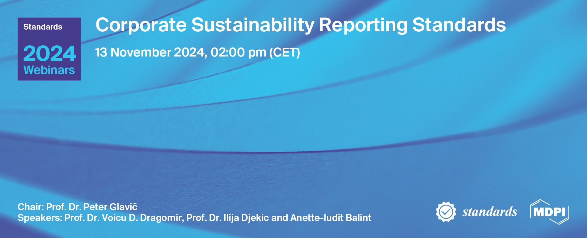 Standards Webinar | Corporate Sustainability Reporting Standards, 13 November 2024