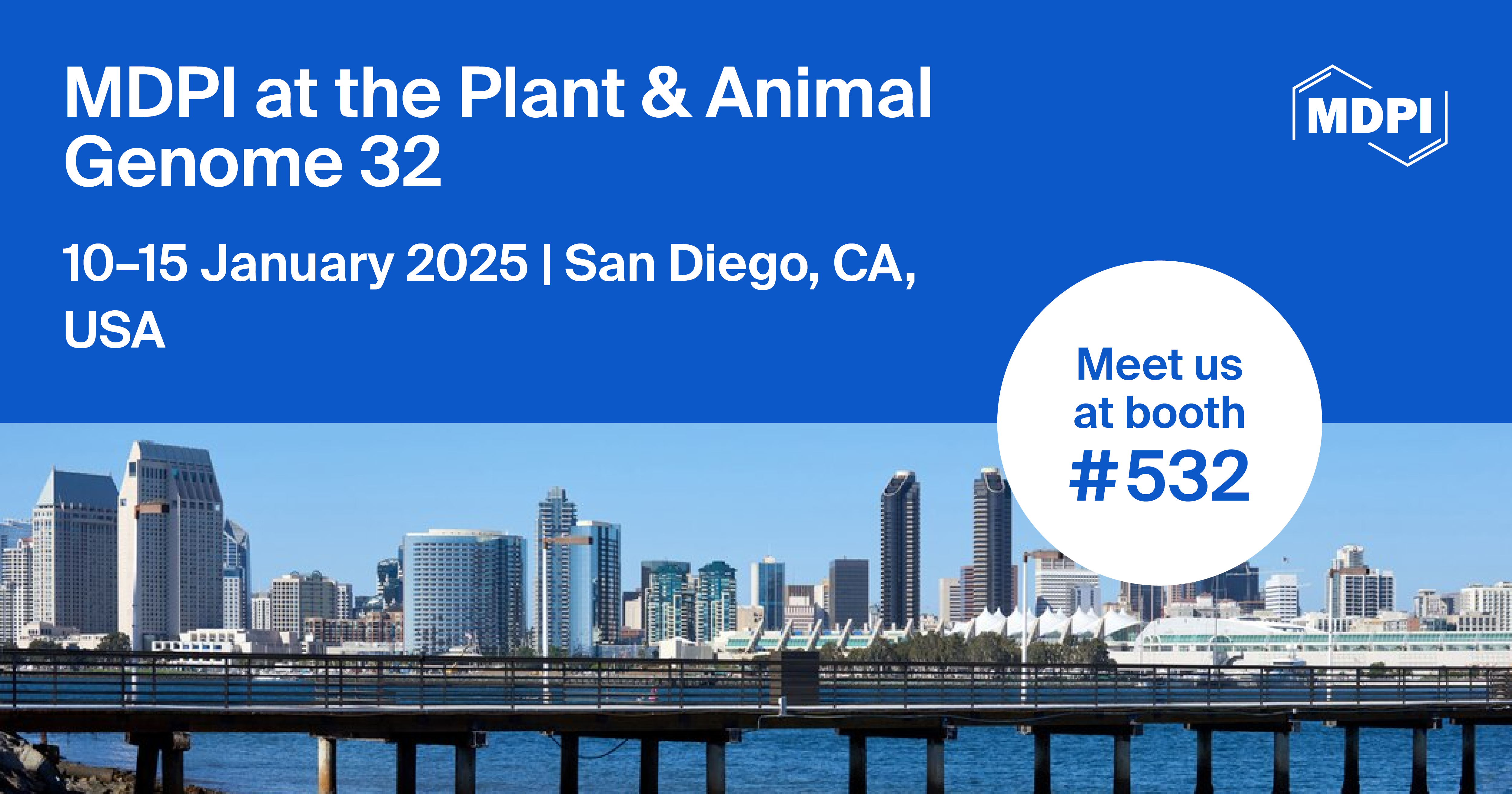 Meet Us at the Plant &amp; Animal Genome 32 Conference, 10&ndash;15 January 2025, San Diego, USA