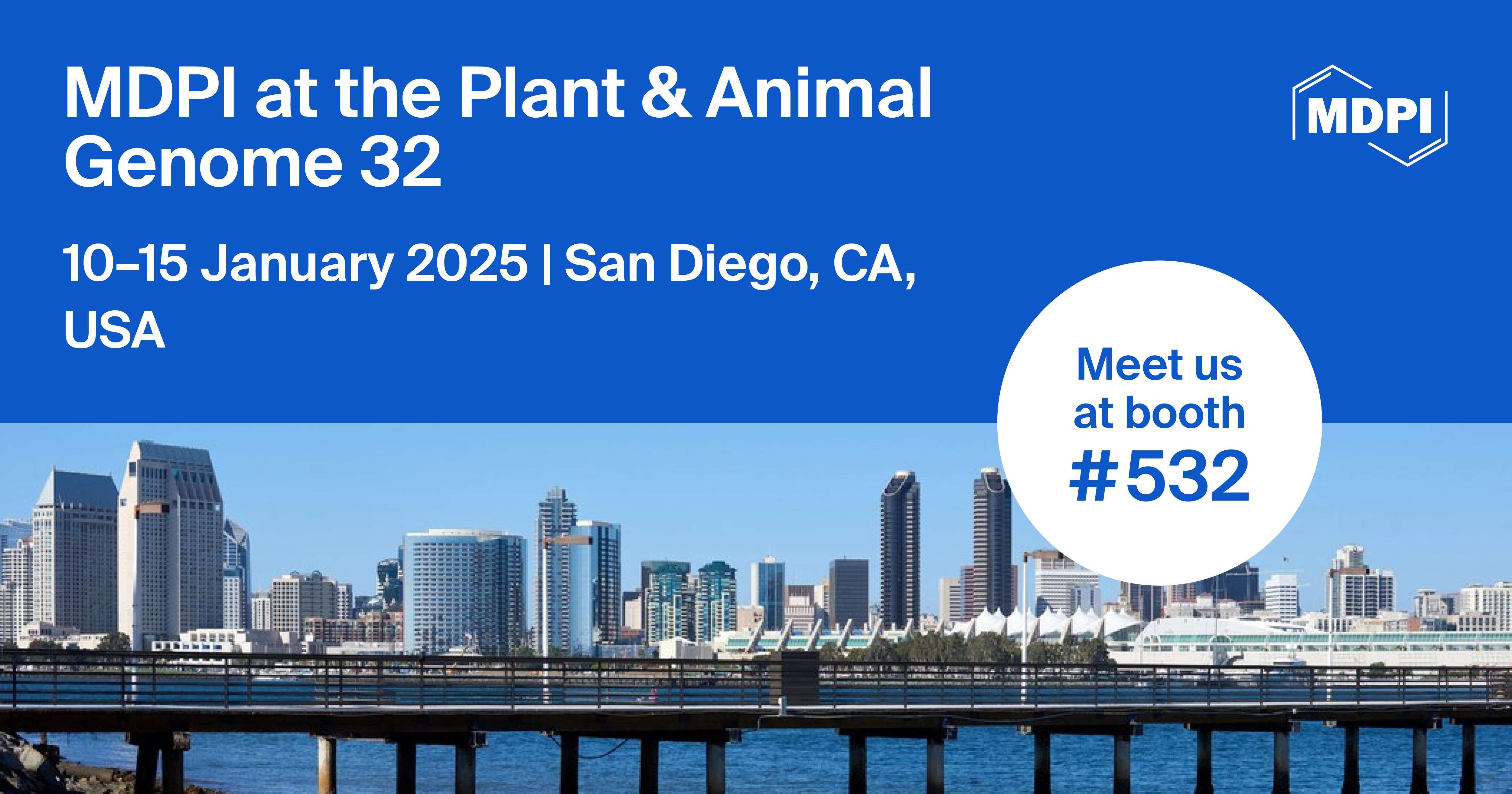 Meet Us at the Plant & Animal Genome 32 Conference, 10–15 January 2025, San Diego, USA