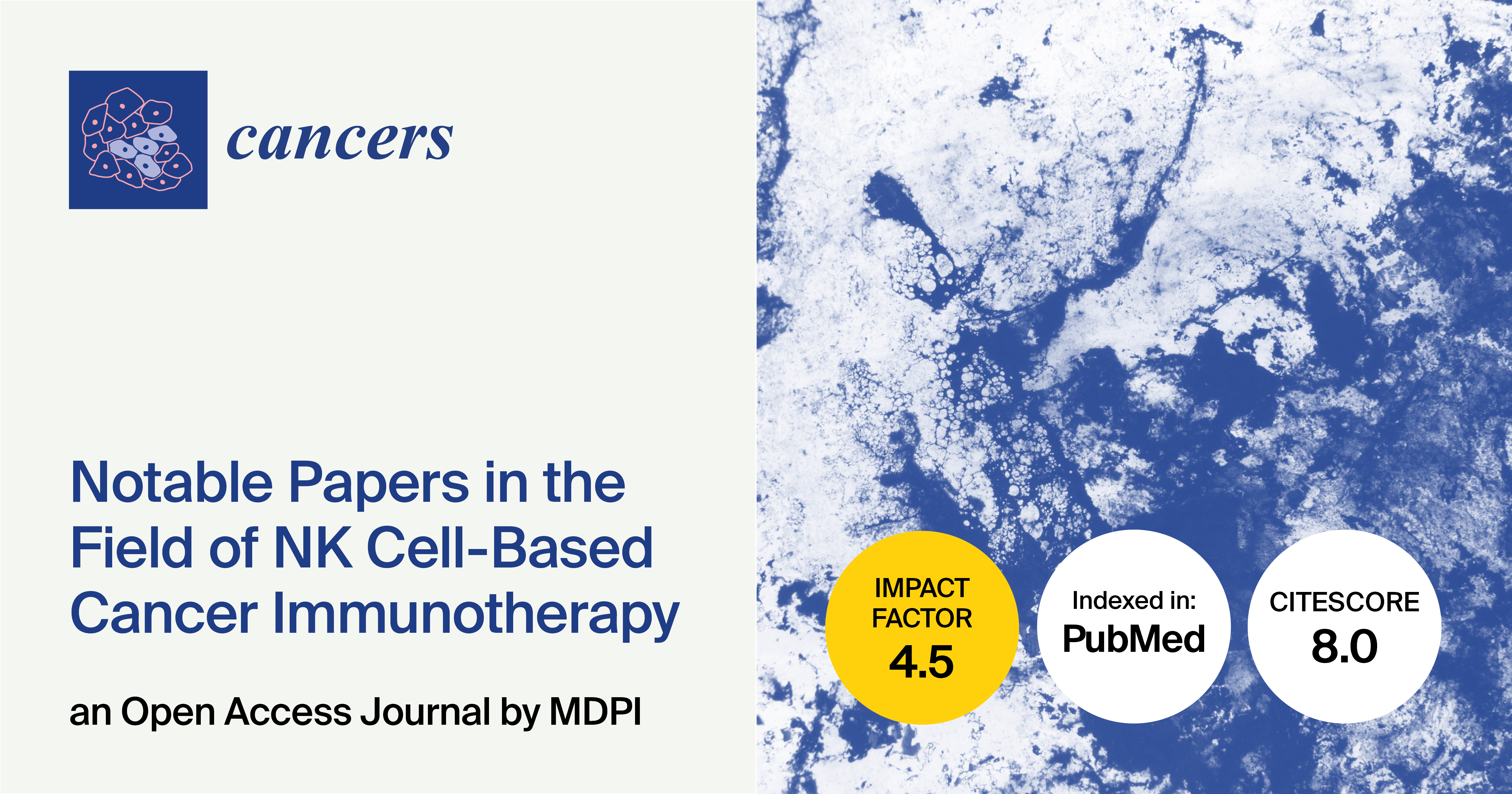 <em>Cancers </em>| Notable Papers in the Field of NK Cell-Based Cancer Immunotherapy