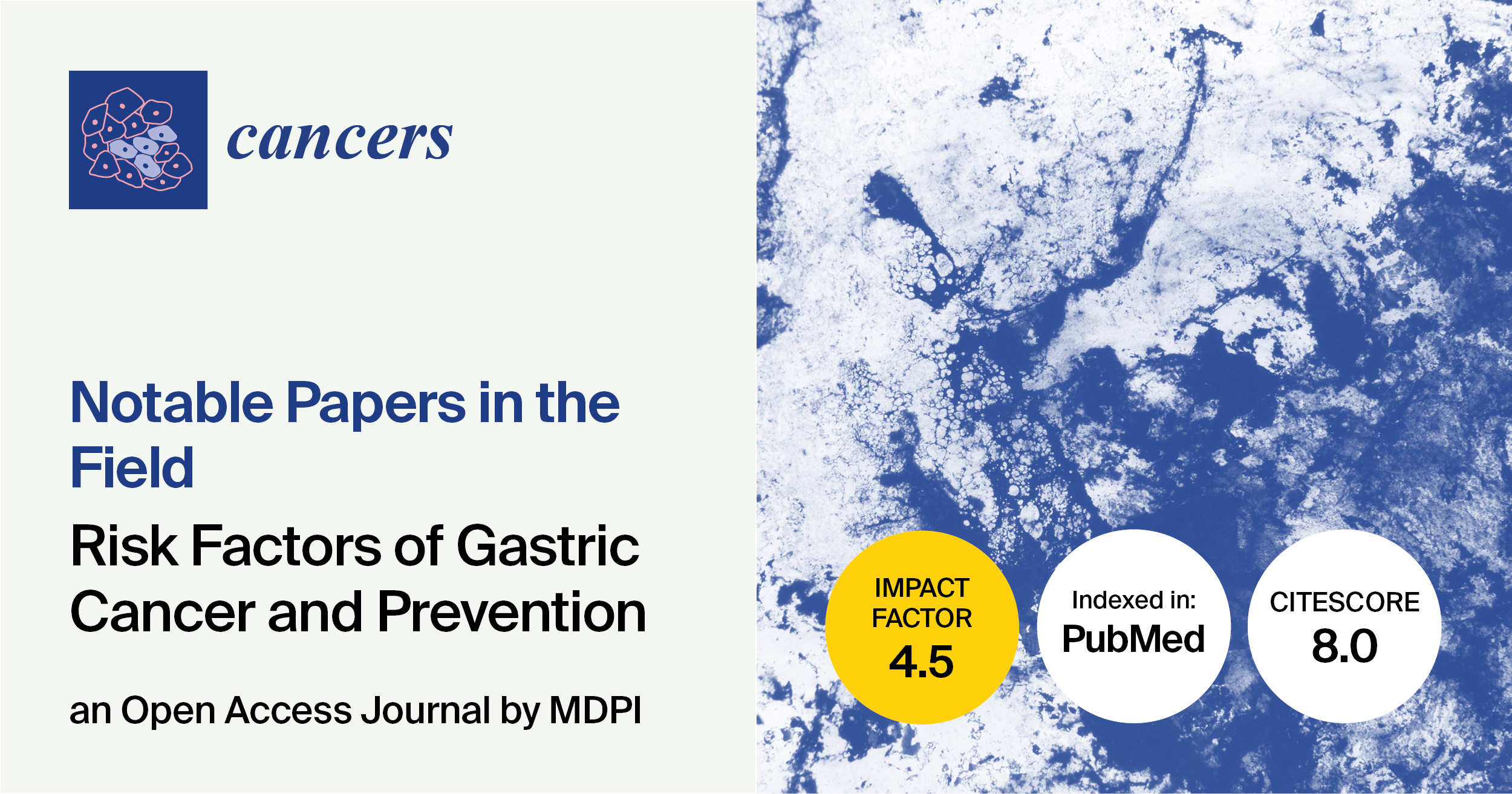 Cancers | Notable Papers in the Field of Risk Factors of Gastric Cancer and Prevention