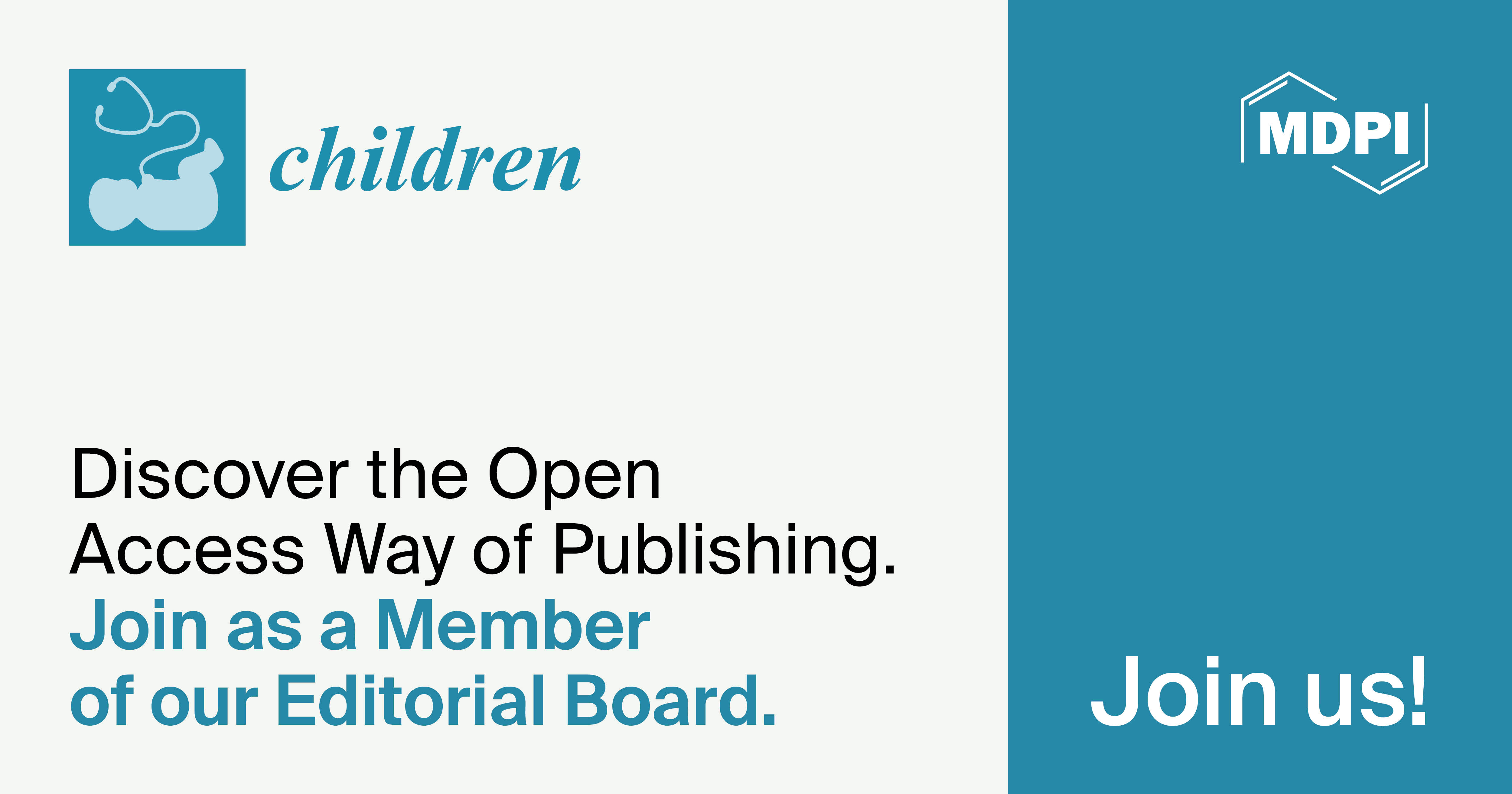 Children | Recruiting Editorial Board Members for New Sections
