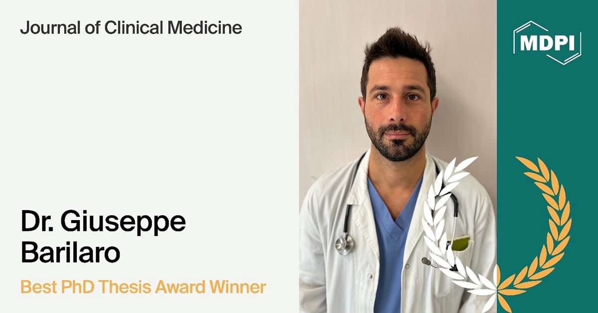 Interview with Dr. Giuseppe Barilaro—Winner of JCM 2023 Best Ph.D. Thesis Award