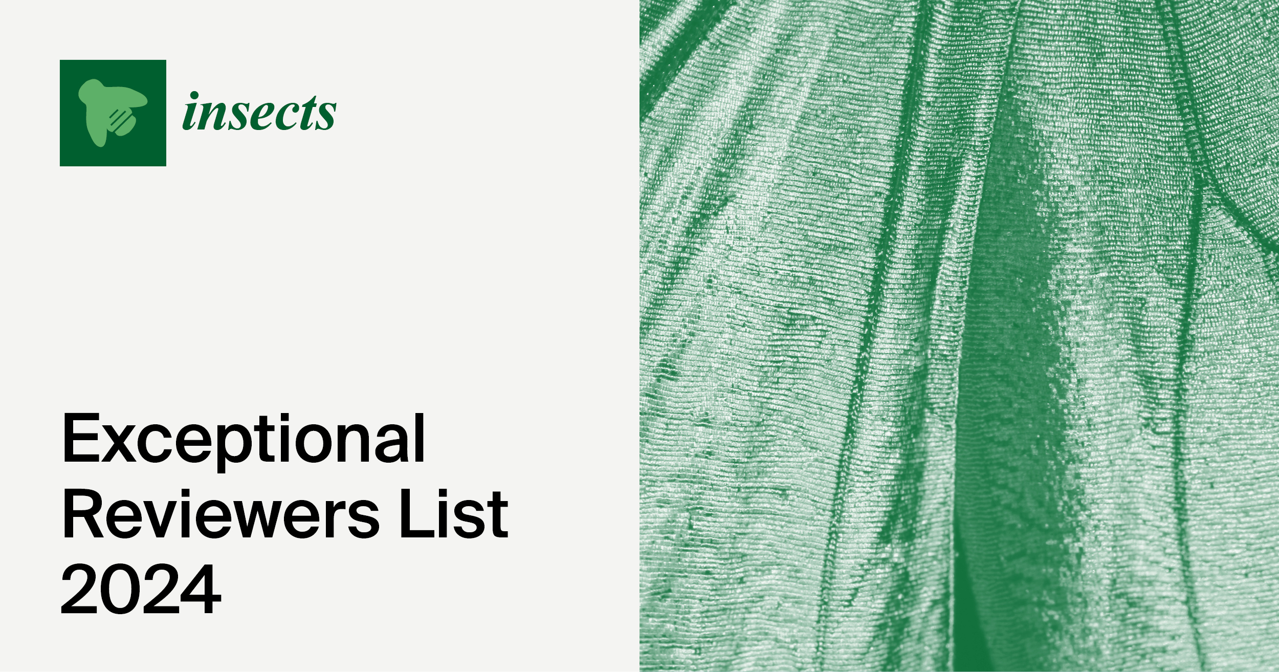 Insects Exceptional Reviewers List 2024