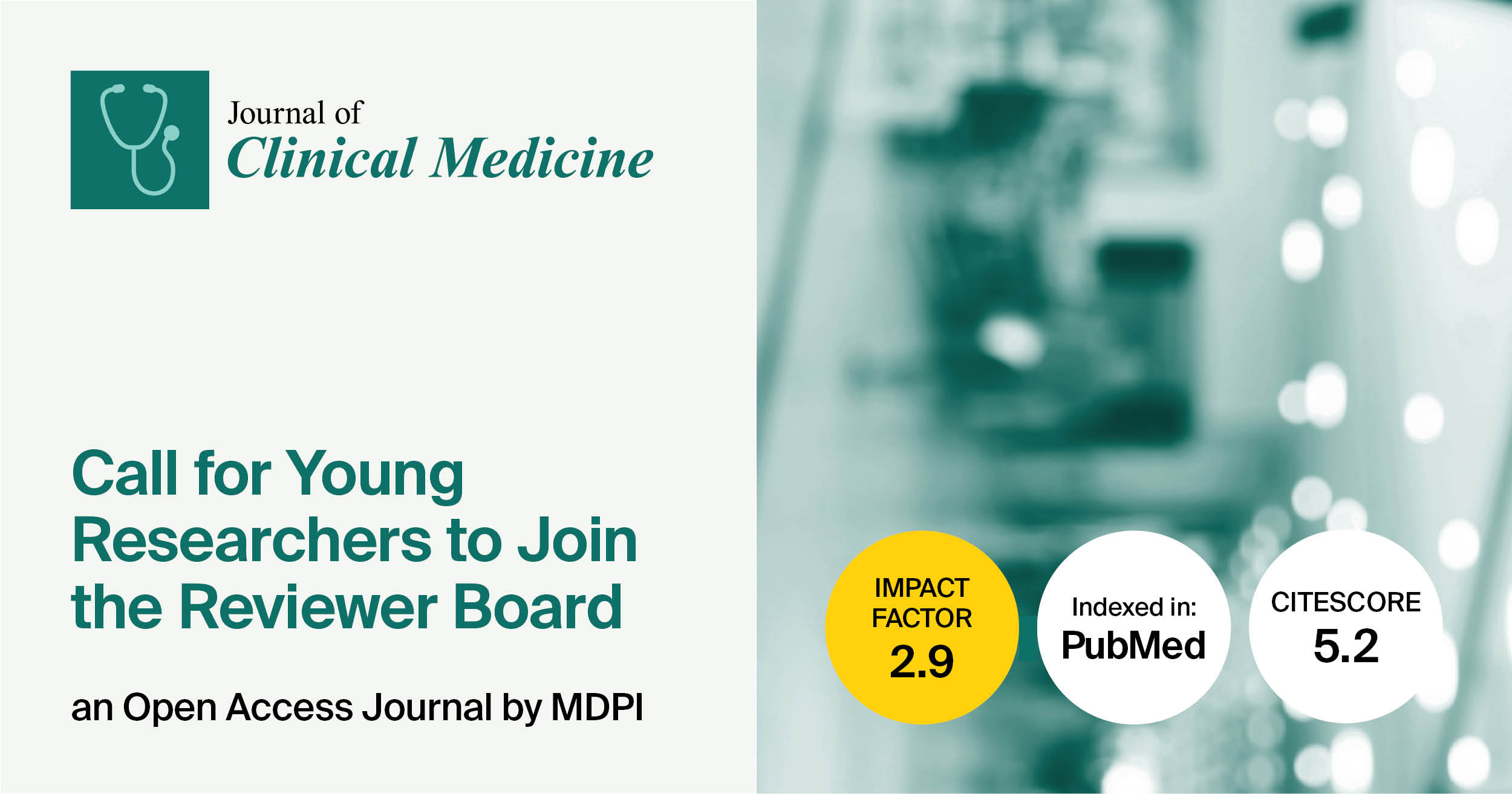 <strong><em>Journal of Clinical Medicine</em> | Call for Young Researchers to Join the Reviewer Board</strong>