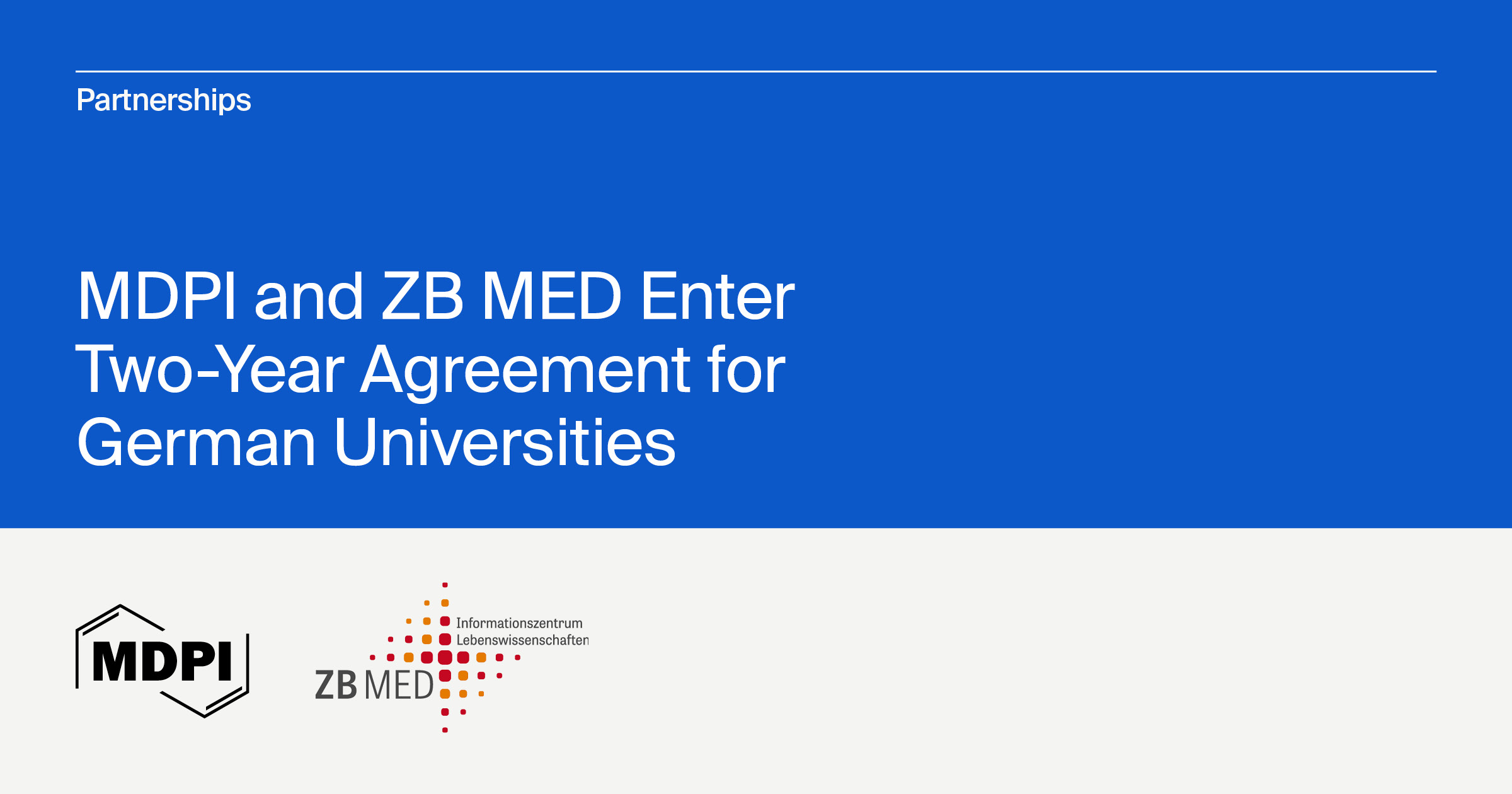 <strong>Over 100 German Universities Partner with MDPI in New National Agreement</strong>