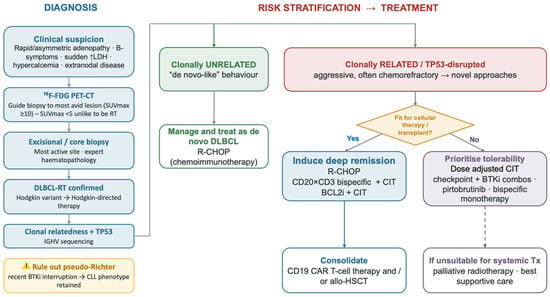 Richter Transformation of Chronic Lymphocytic Leukaemia: Biology ...