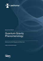 Special Issue Quantum Gravity Phenomenology book cover image
