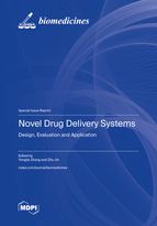 Special Issue Novel Drug Delivery Systems: Design, Evaluation and Application book cover image