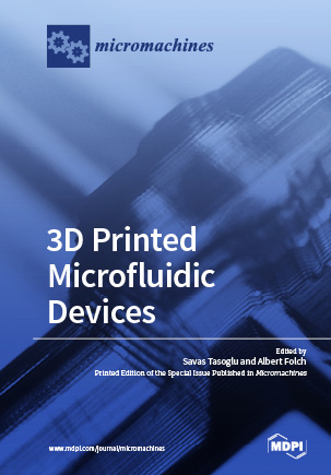 Book cover: 3D Printed Microfluidic Devices