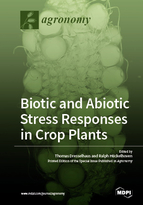 Special issue Biotic and Abiotic Stress Responses in Crop Plants book cover image